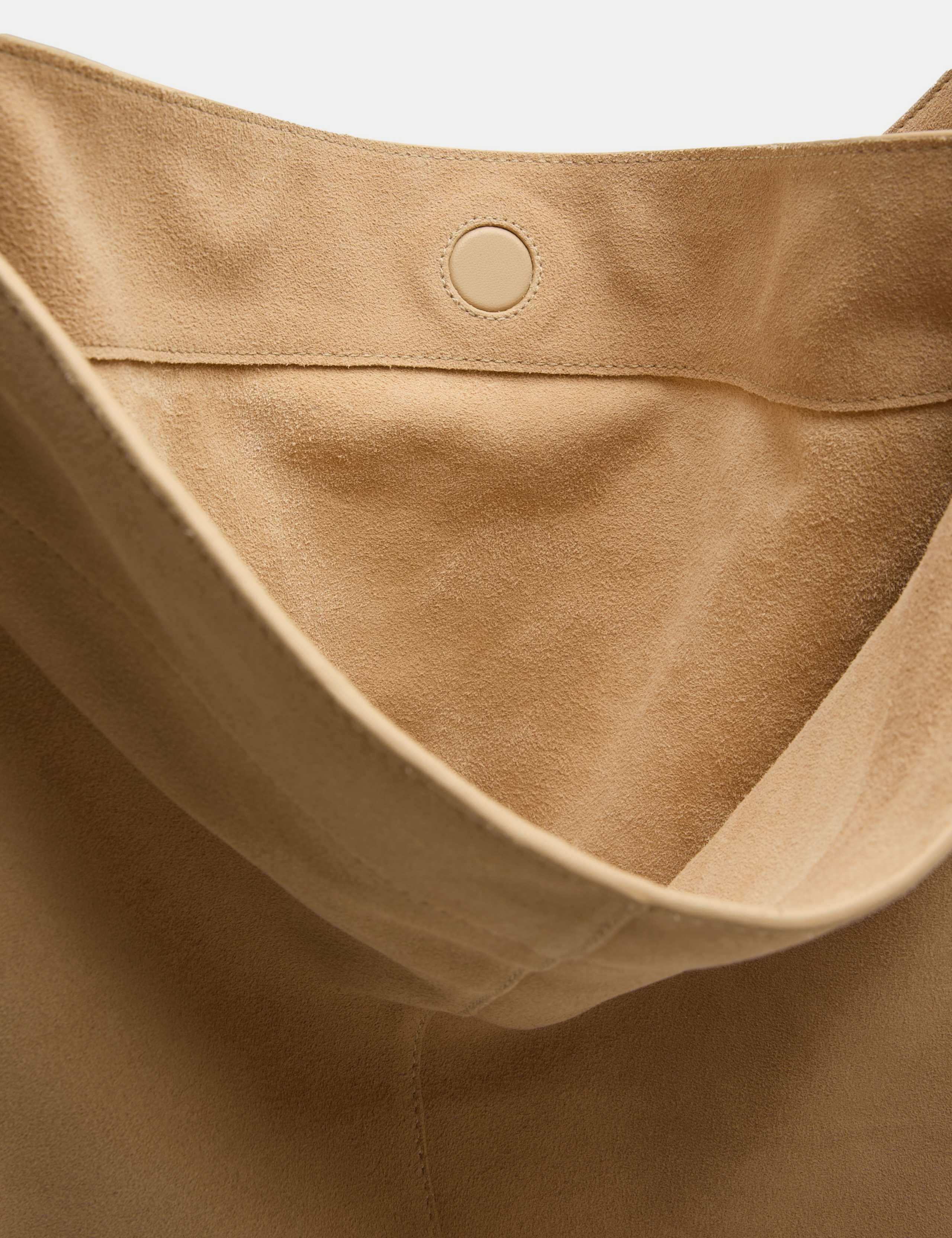 Suede Top Handle Shoulder Bag 4 of 4