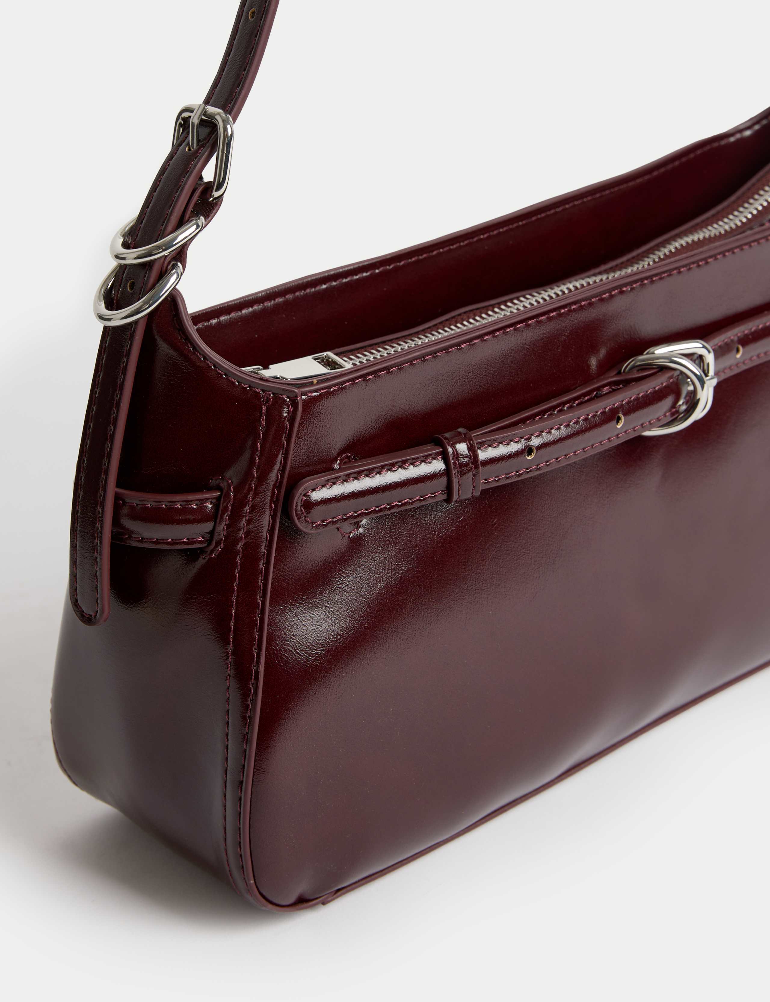 Buckle Baguette Bag 2 of 4