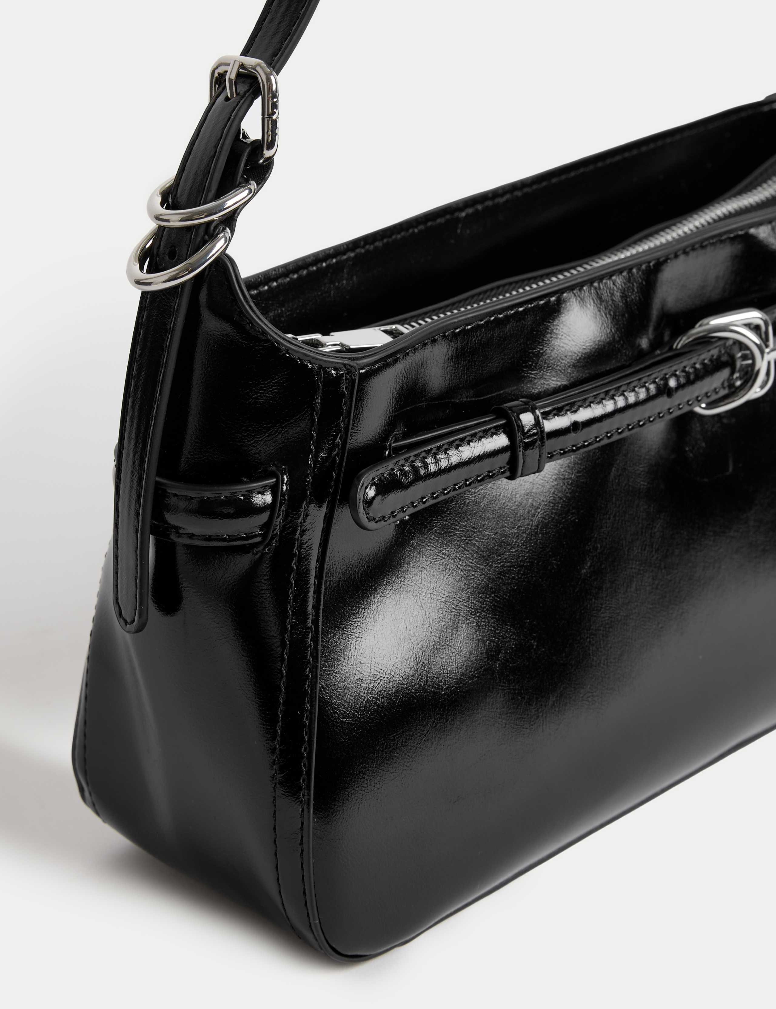 Buckle Baguette Bag 2 of 4