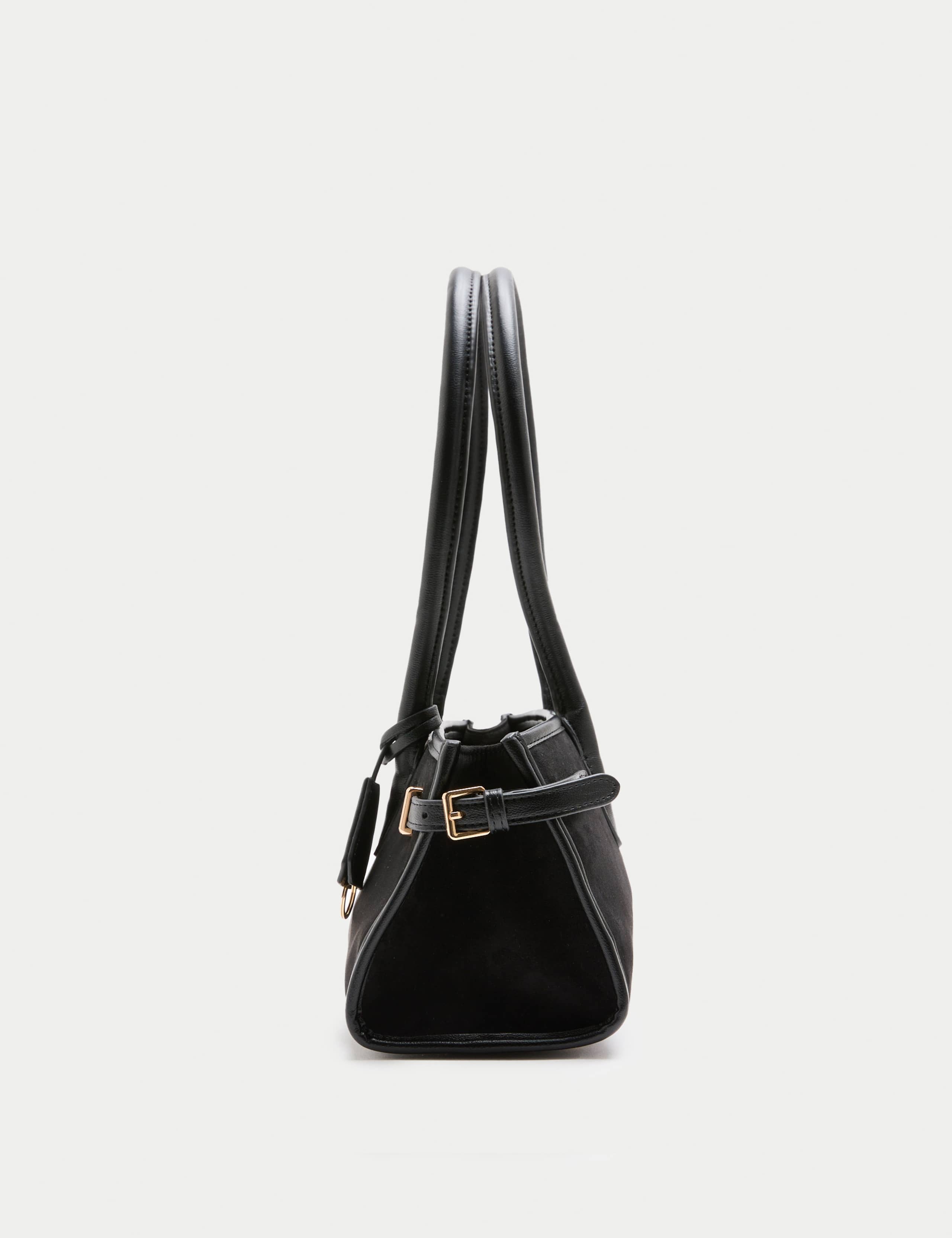 Suedette Buckle Shoulder Bag 2 of 4