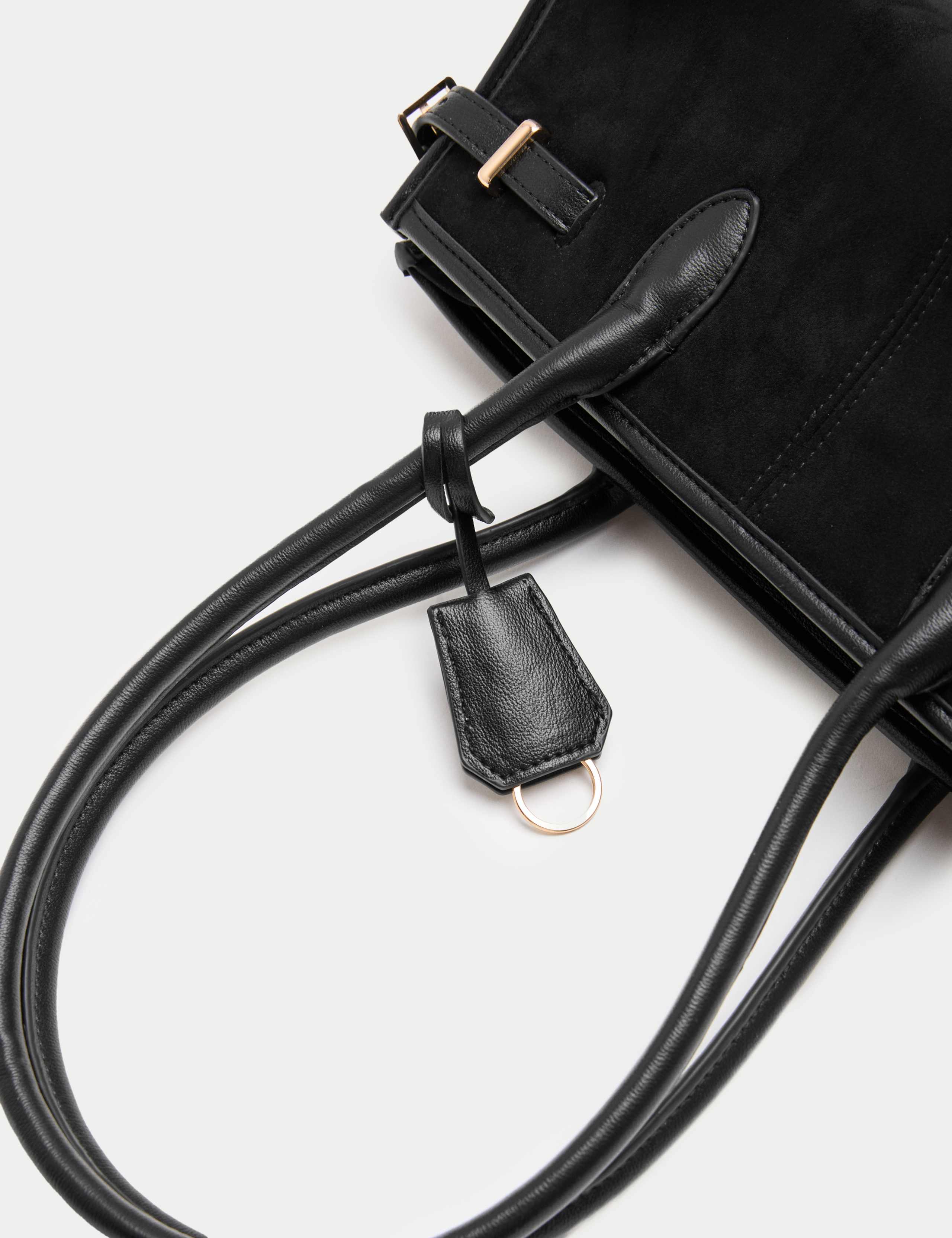 Suedette Buckle Shoulder Bag 4 of 4