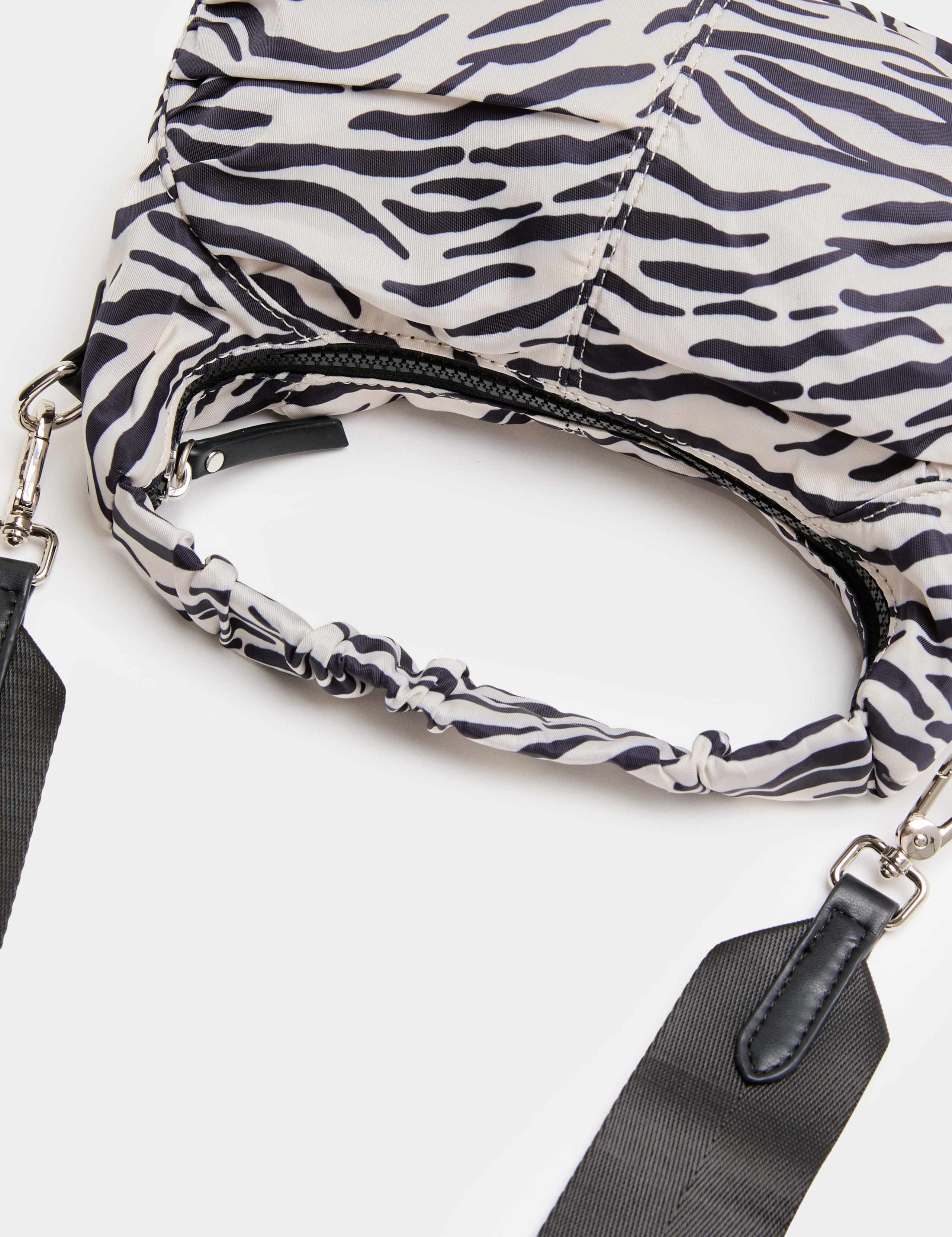 Nylon Animal Print Crossbody Bag 2 of 4