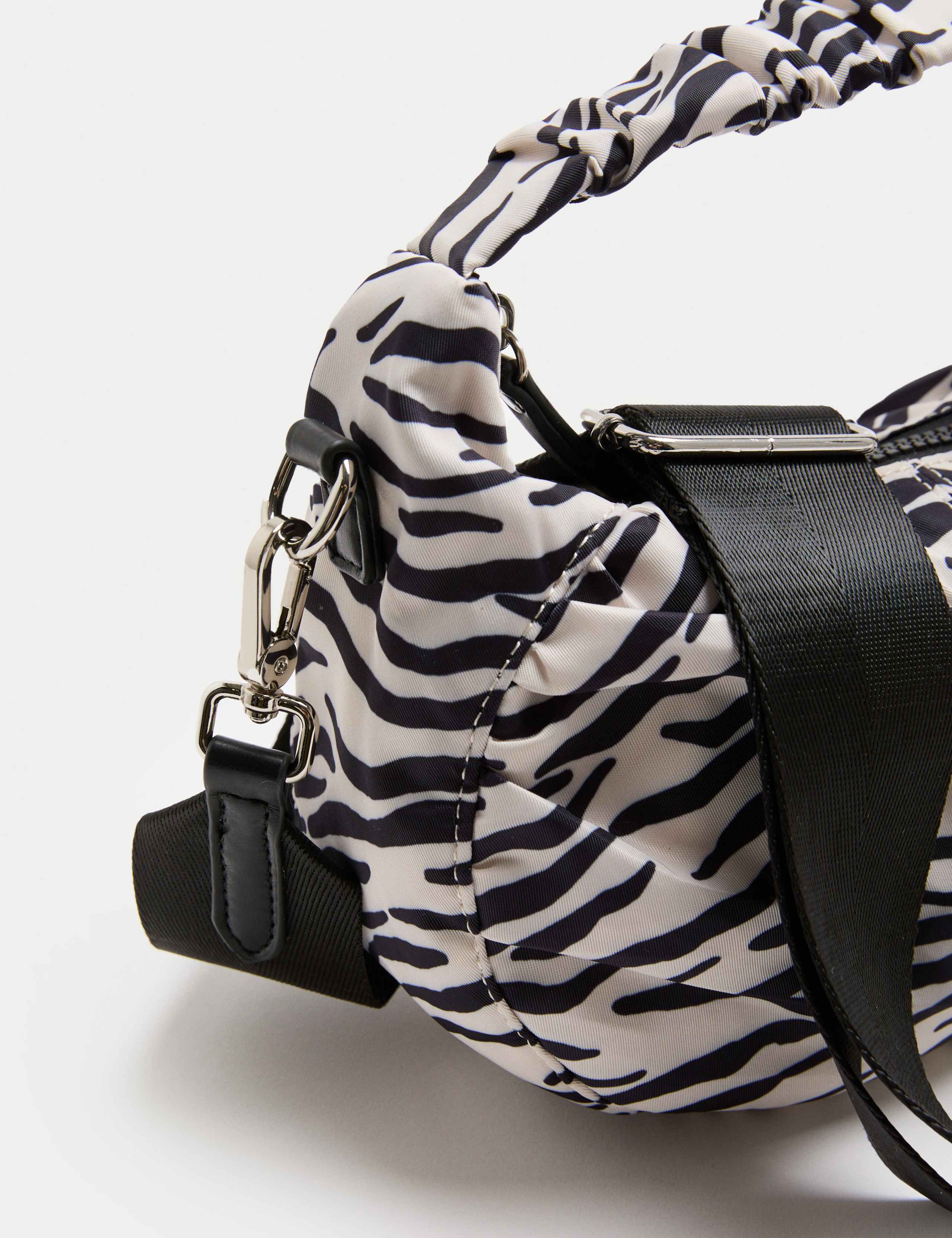 Nylon Animal Print Crossbody Bag 3 of 4