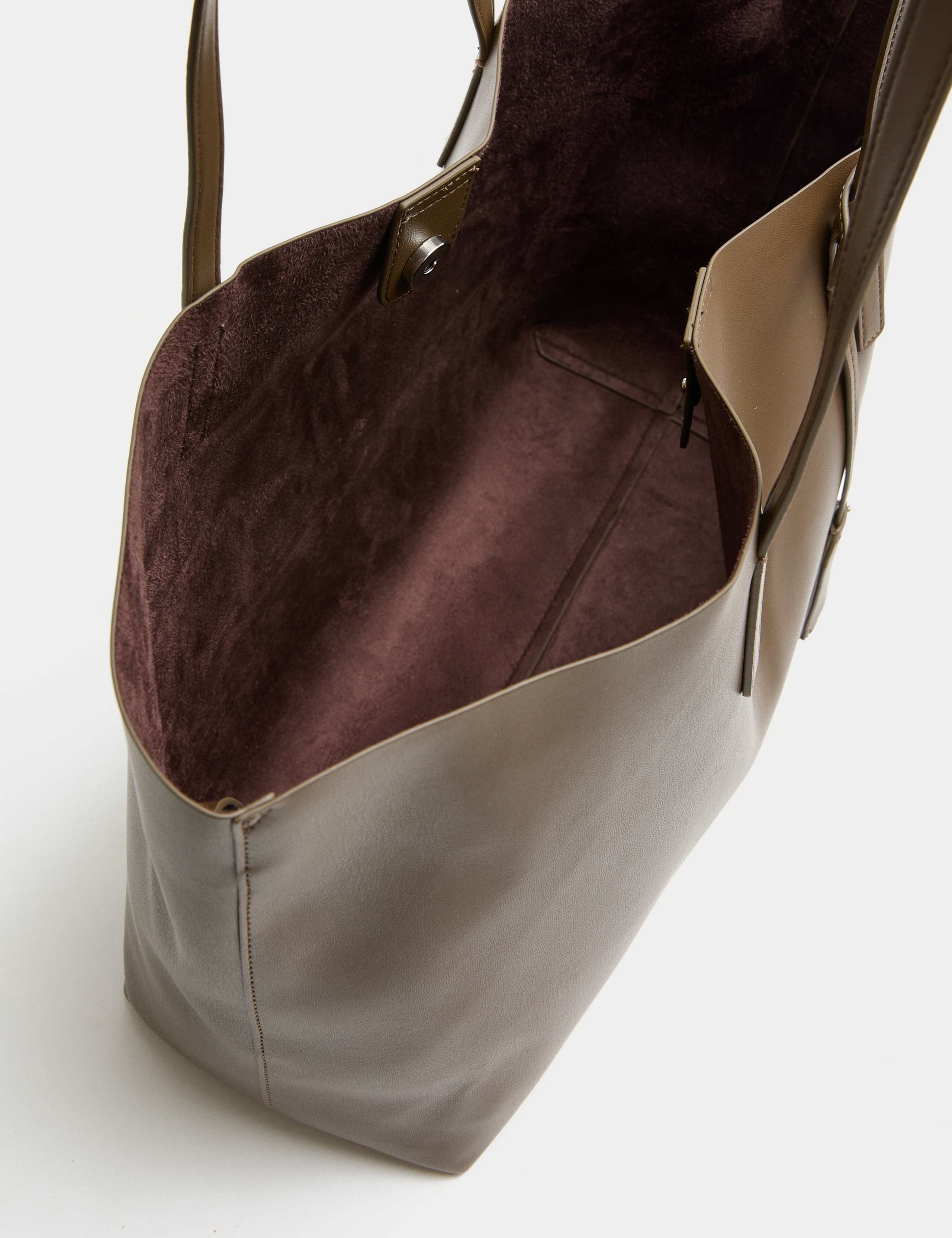 Faux Leather Shopper 3 of 3