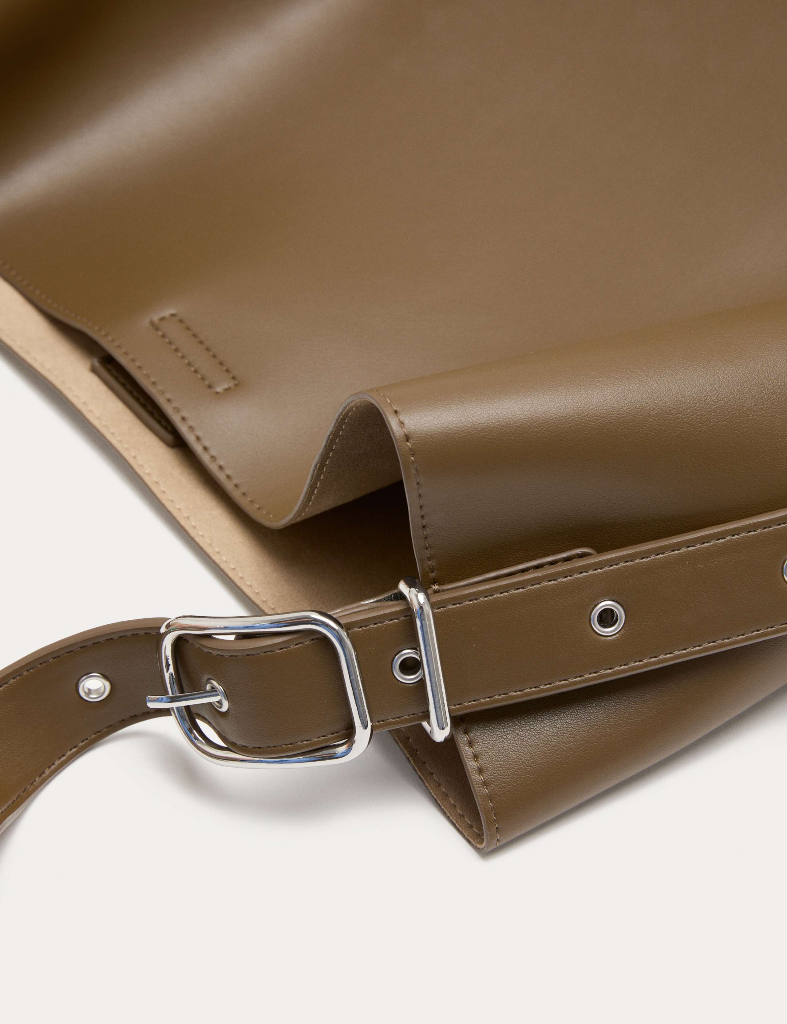 Faux Leather Bucket Bag 4 of 4