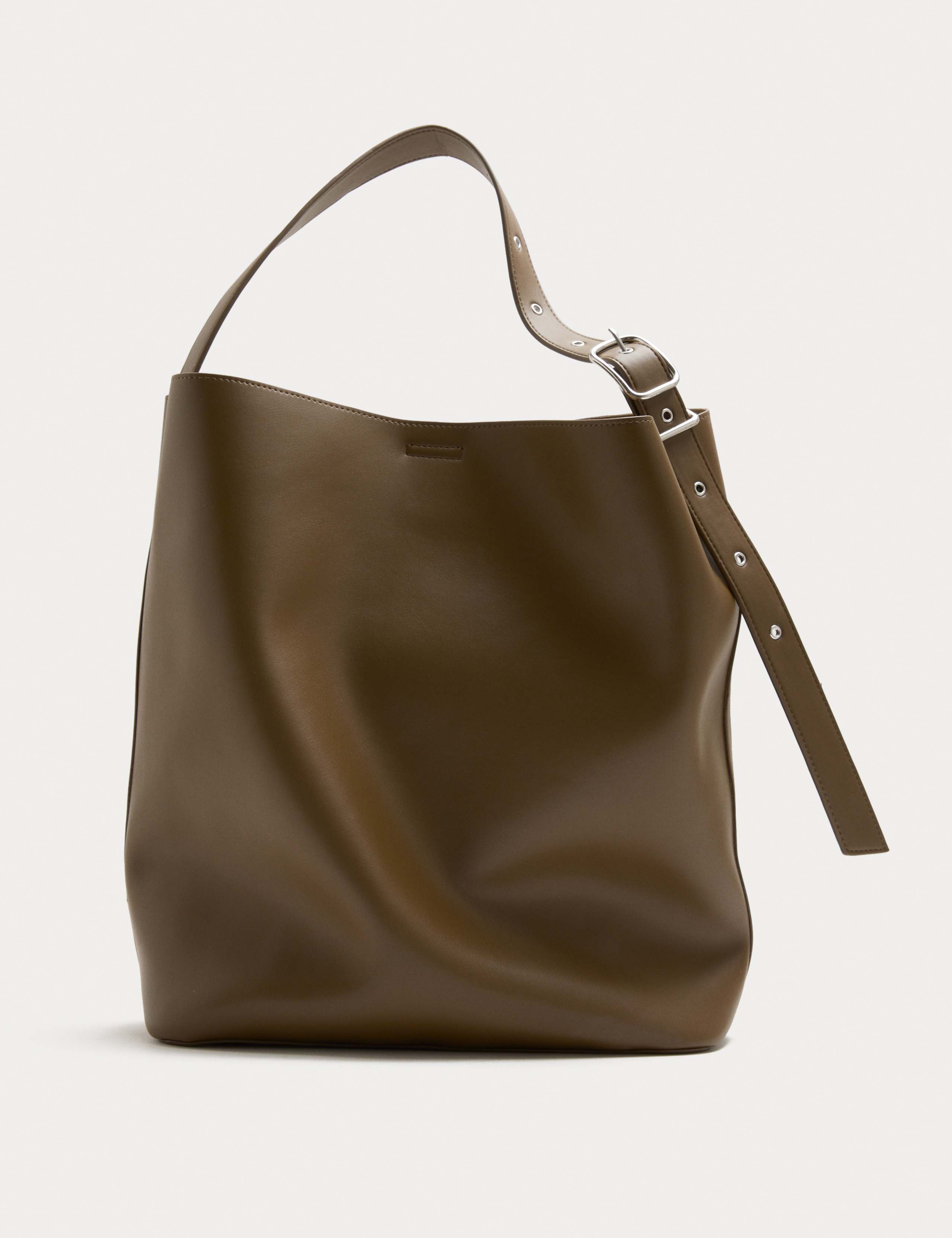 Faux Leather Bucket Bag 1 of 4