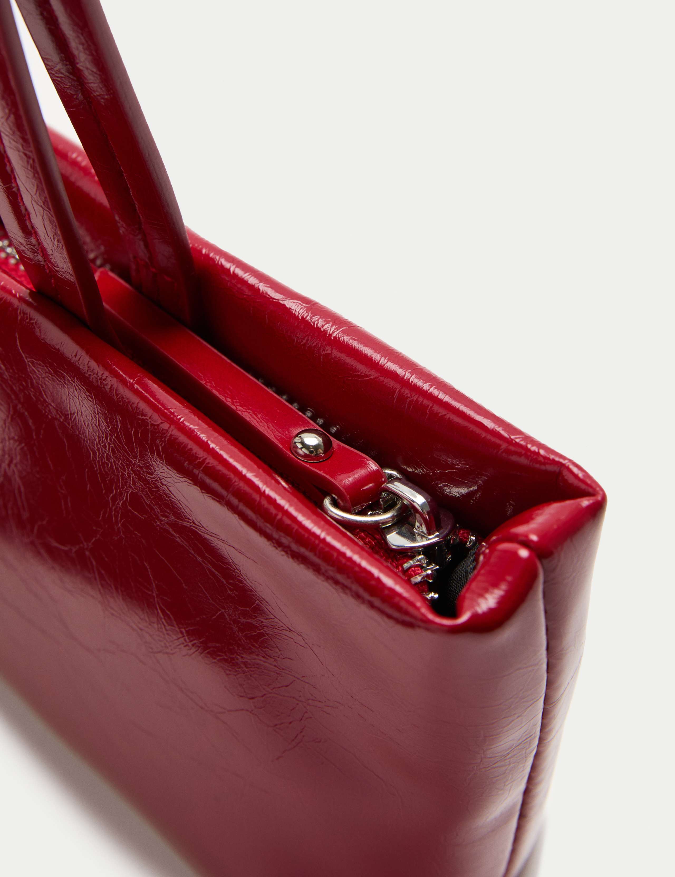 Faux Leather Shoulder Bag 3 of 4