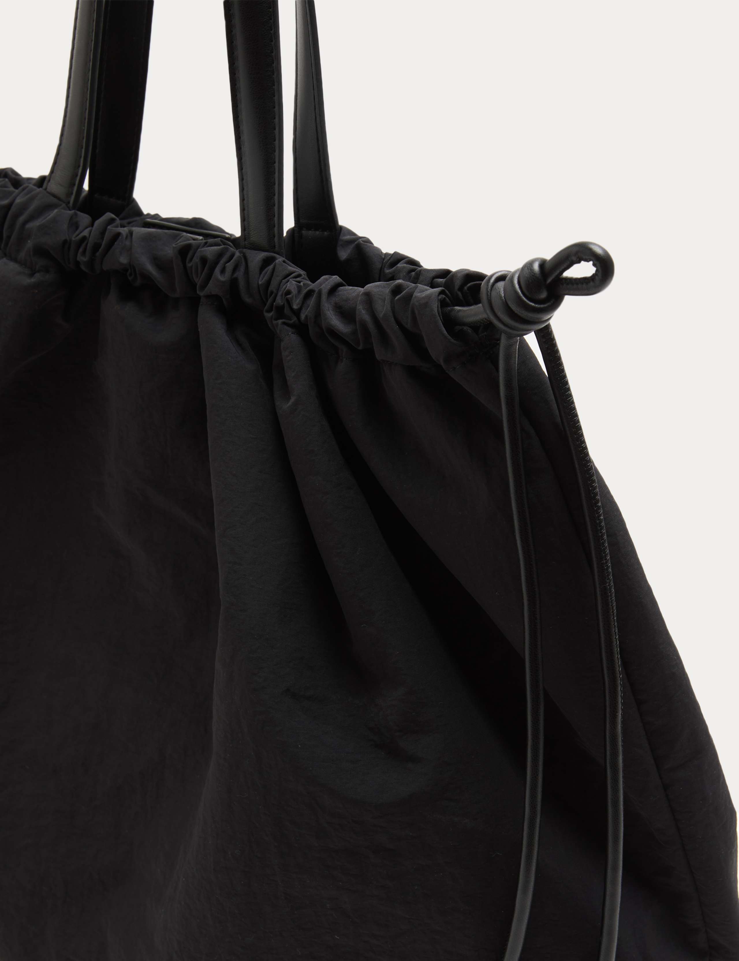 Large Ruched Drawstring Shoulder Bag 1 of 3
