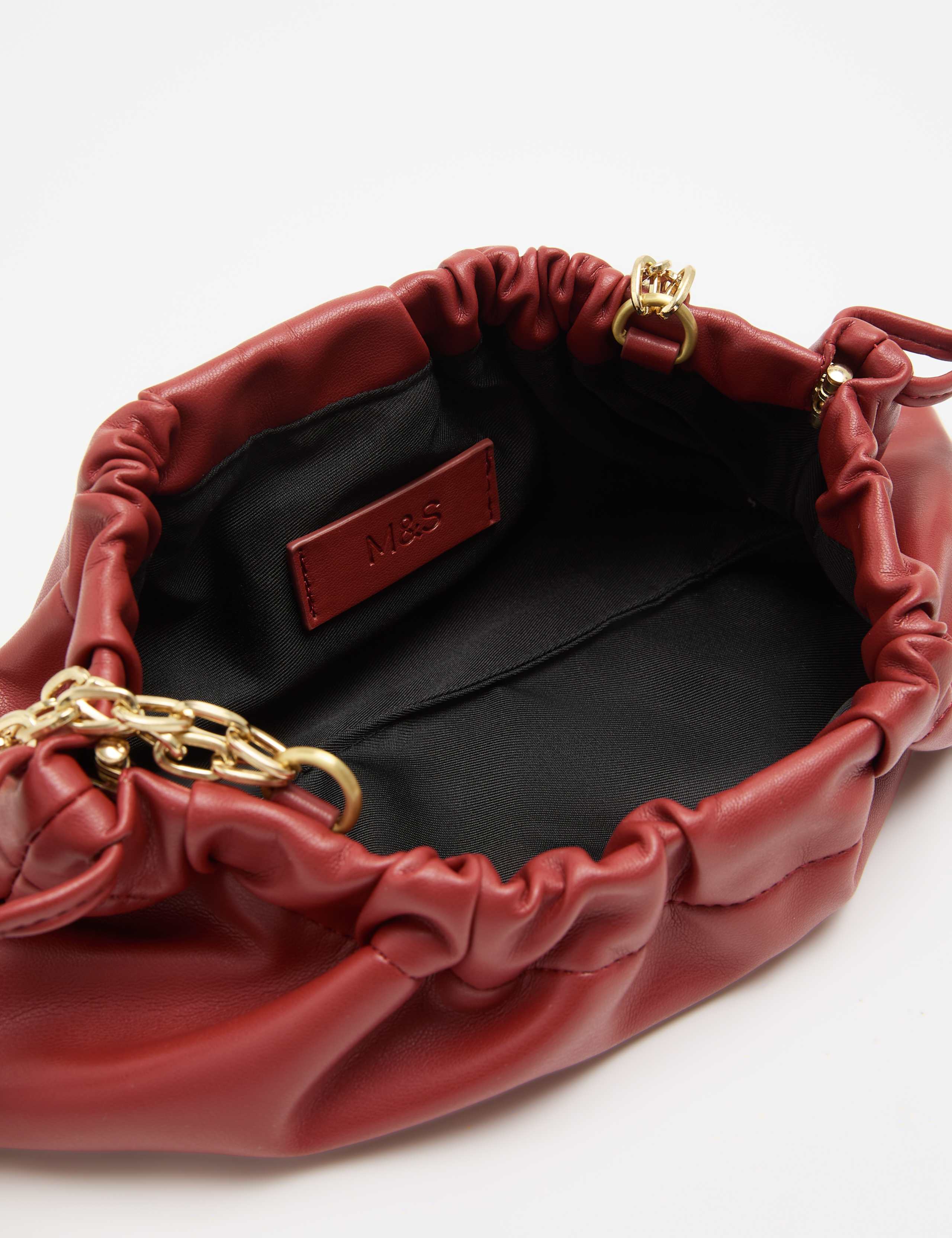 Ruched Chain Shoulder Bag 4 of 4