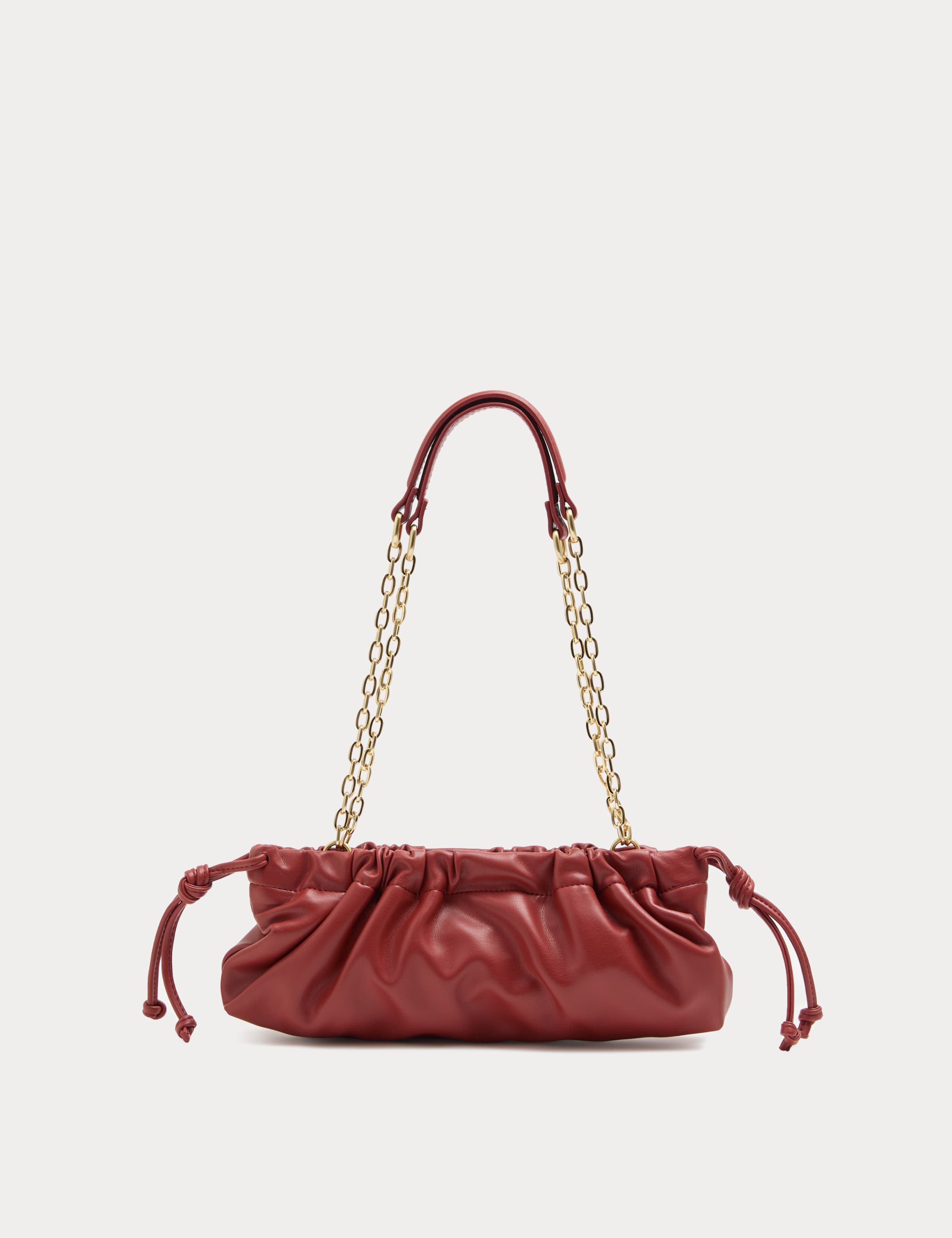 Ruched Chain Shoulder Bag 2 of 4