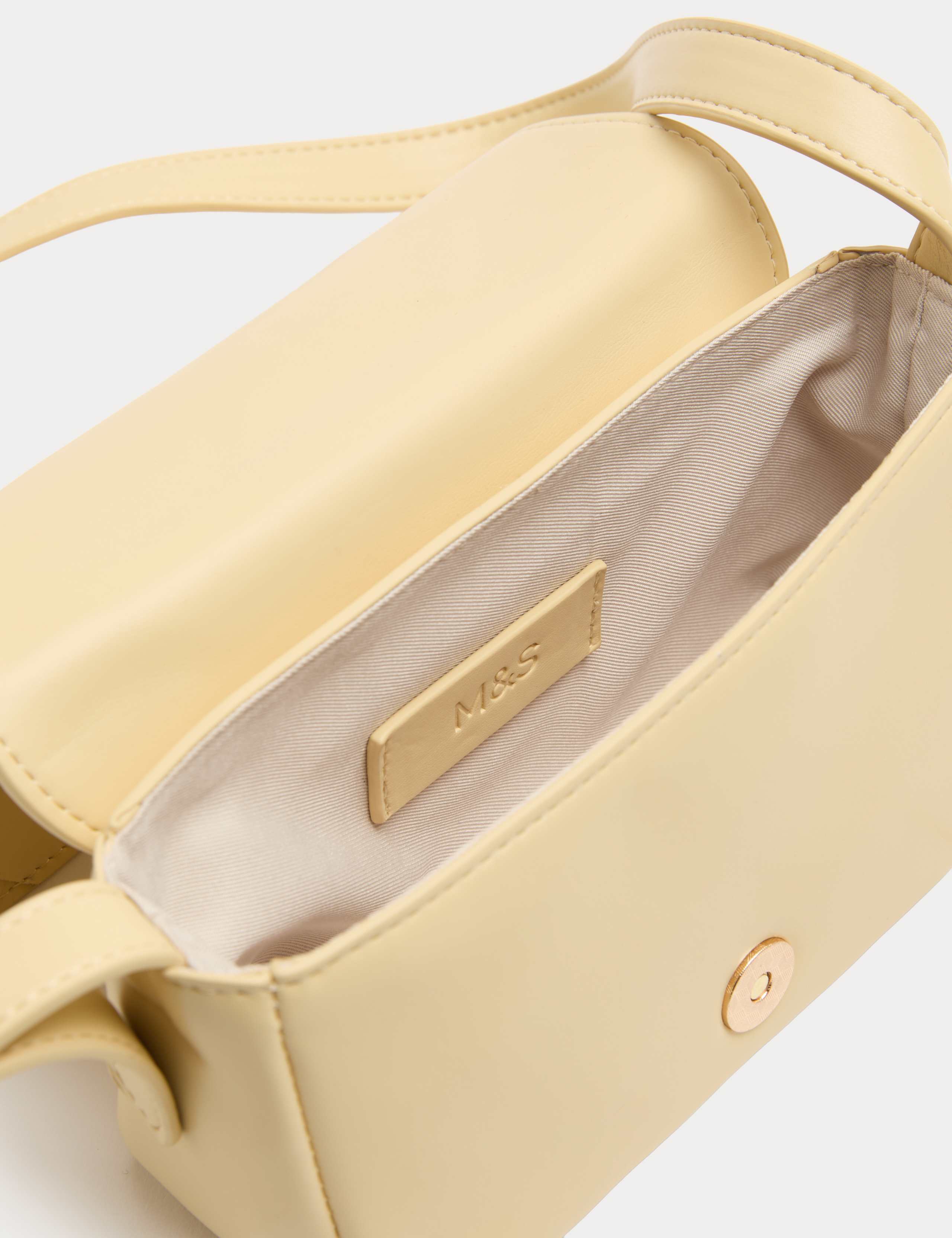 Faux Leather Woven Mini Cross Body Bag 3 of 3