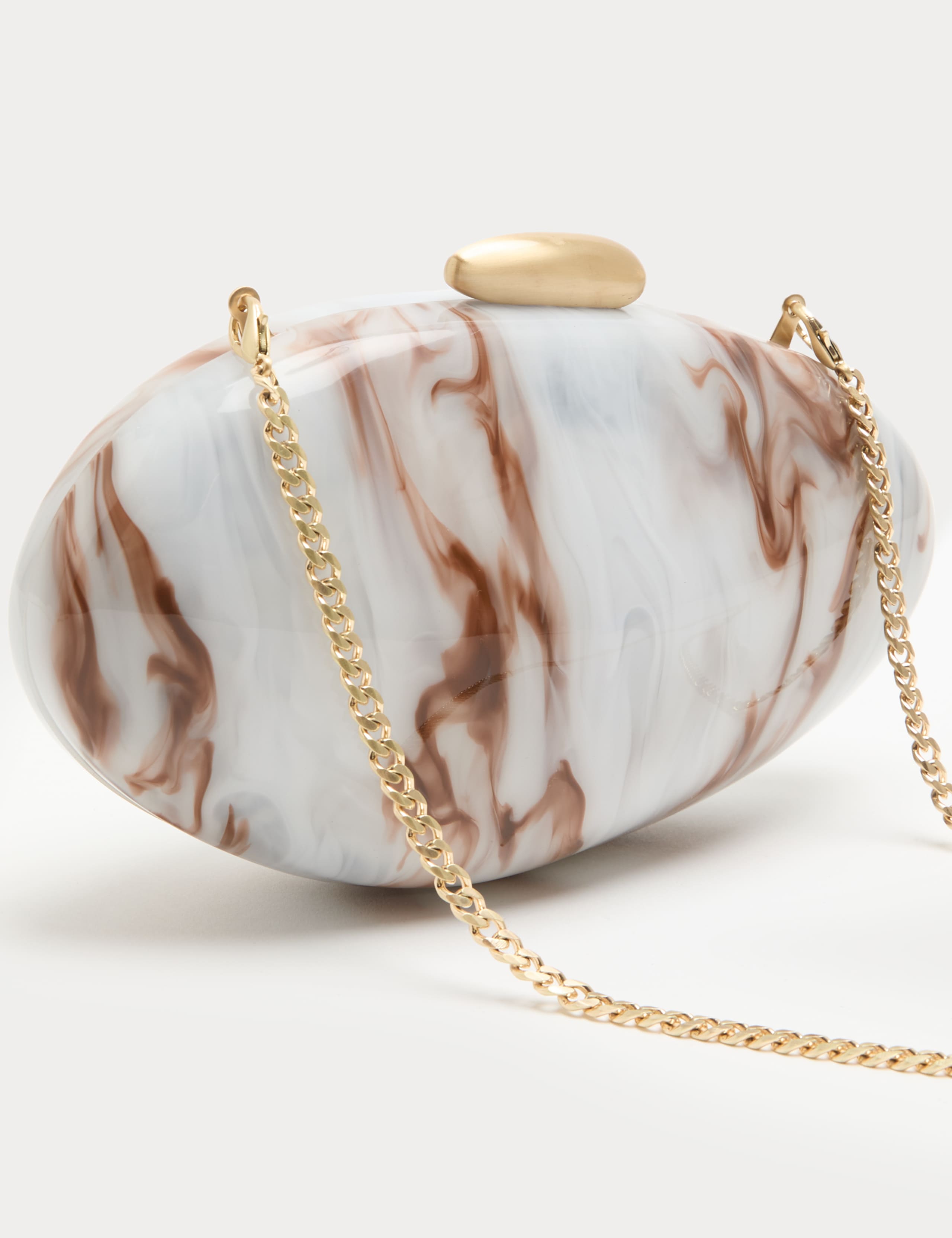 Marble Pearl Clutch Bag 1 of 3