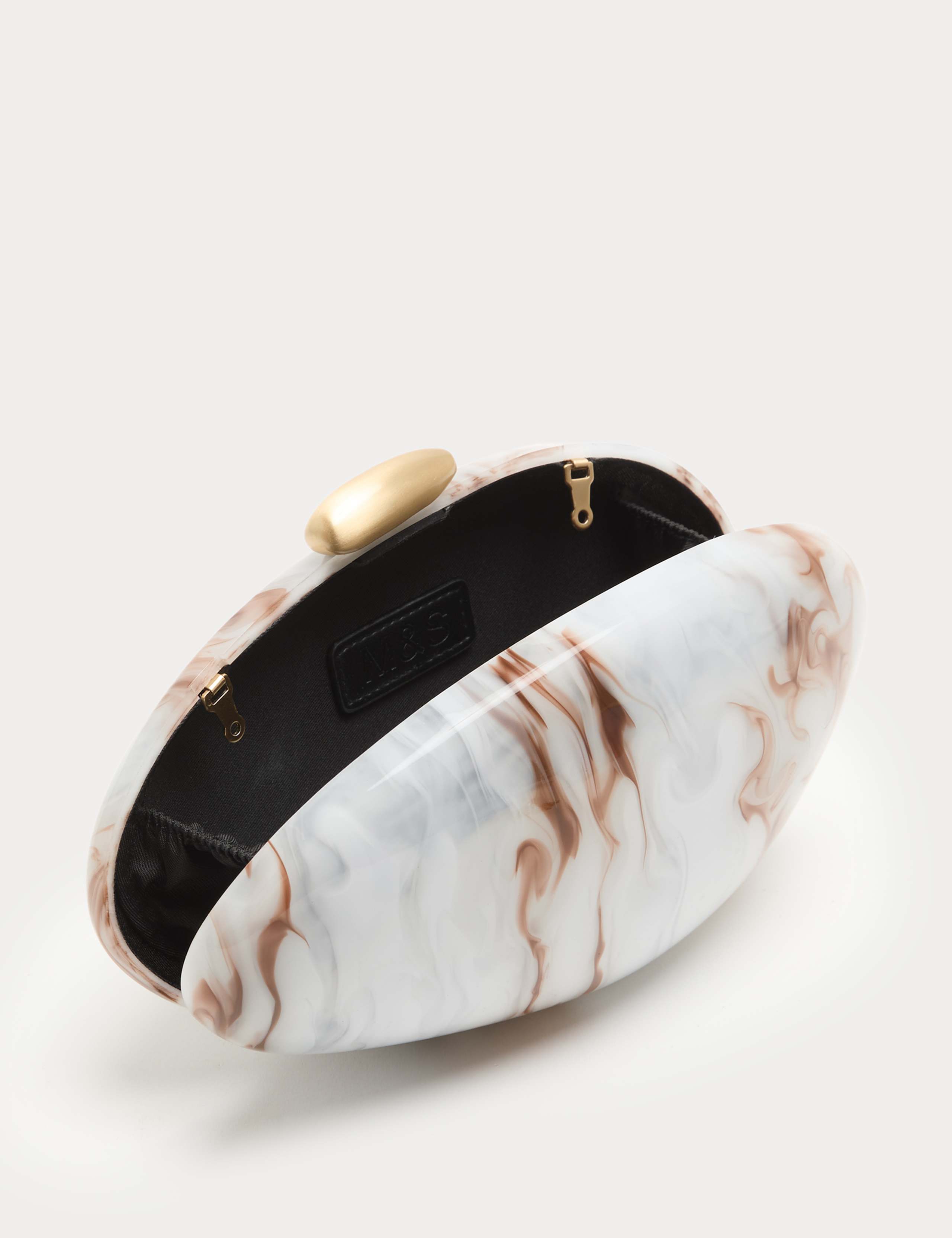 Marble Pearl Clutch Bag 3 of 3