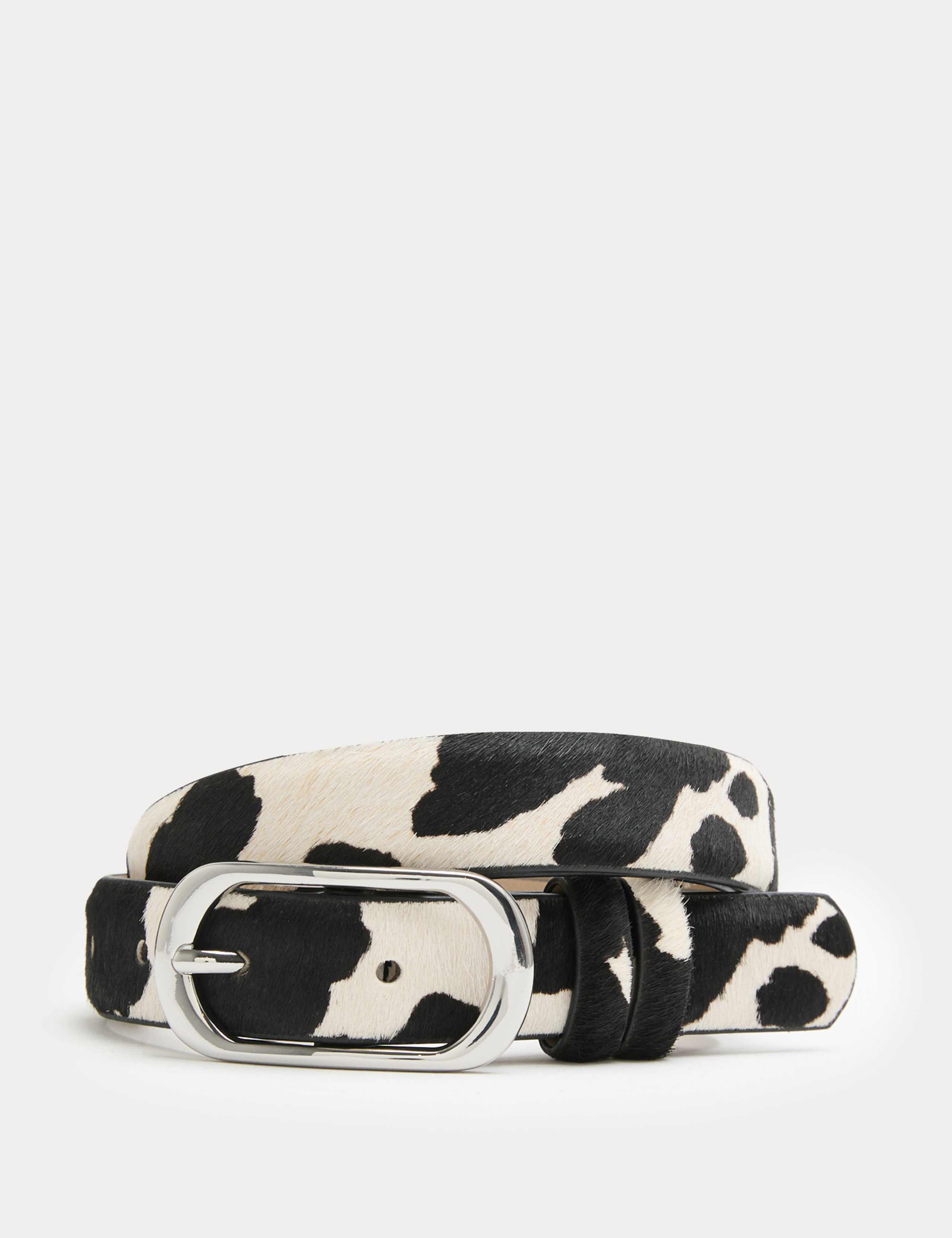 Cow Print Waist Belt 1 of 2