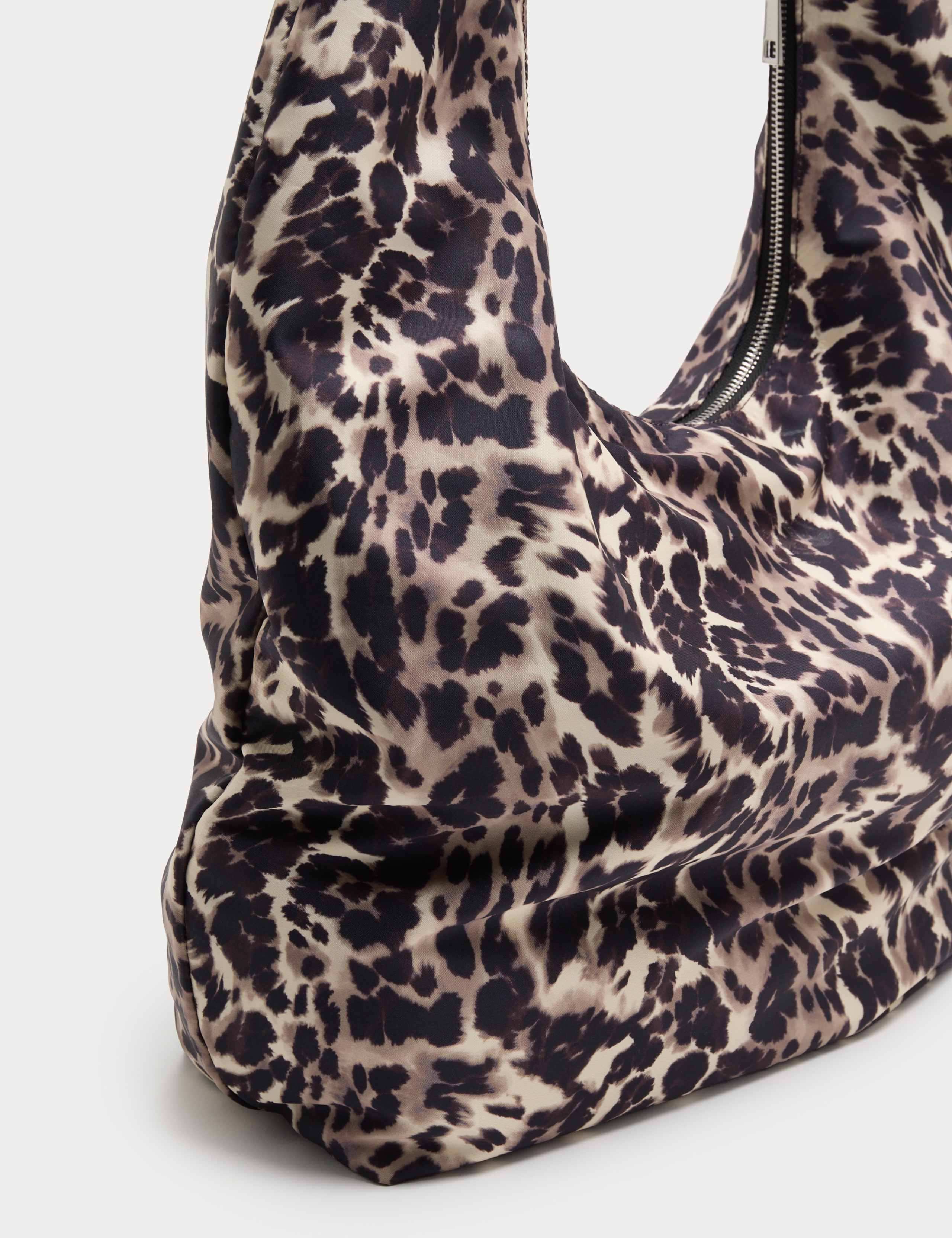 Leopard Print Soft Casual Shoulder Bag 1 of 3