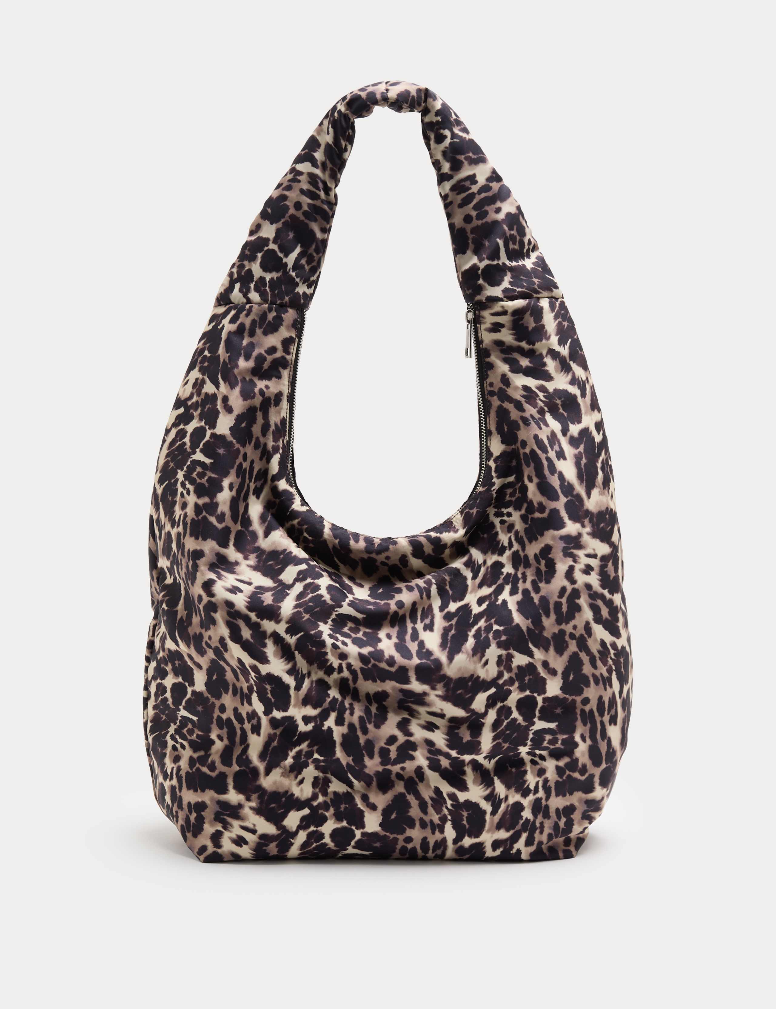Leopard Print Soft Casual Shoulder Bag 2 of 3