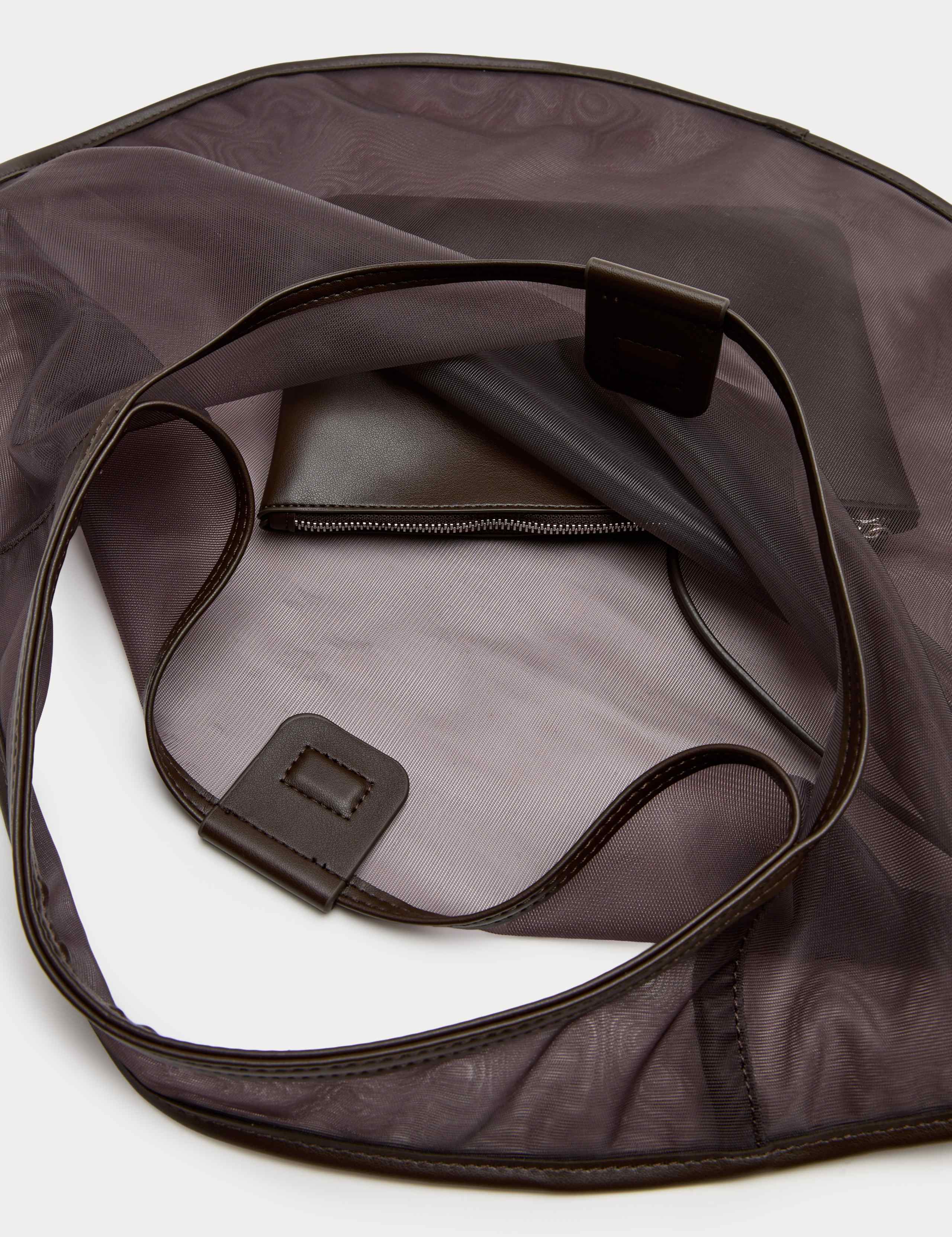 Large Mesh Moon Shoulder Bag 3 of 3