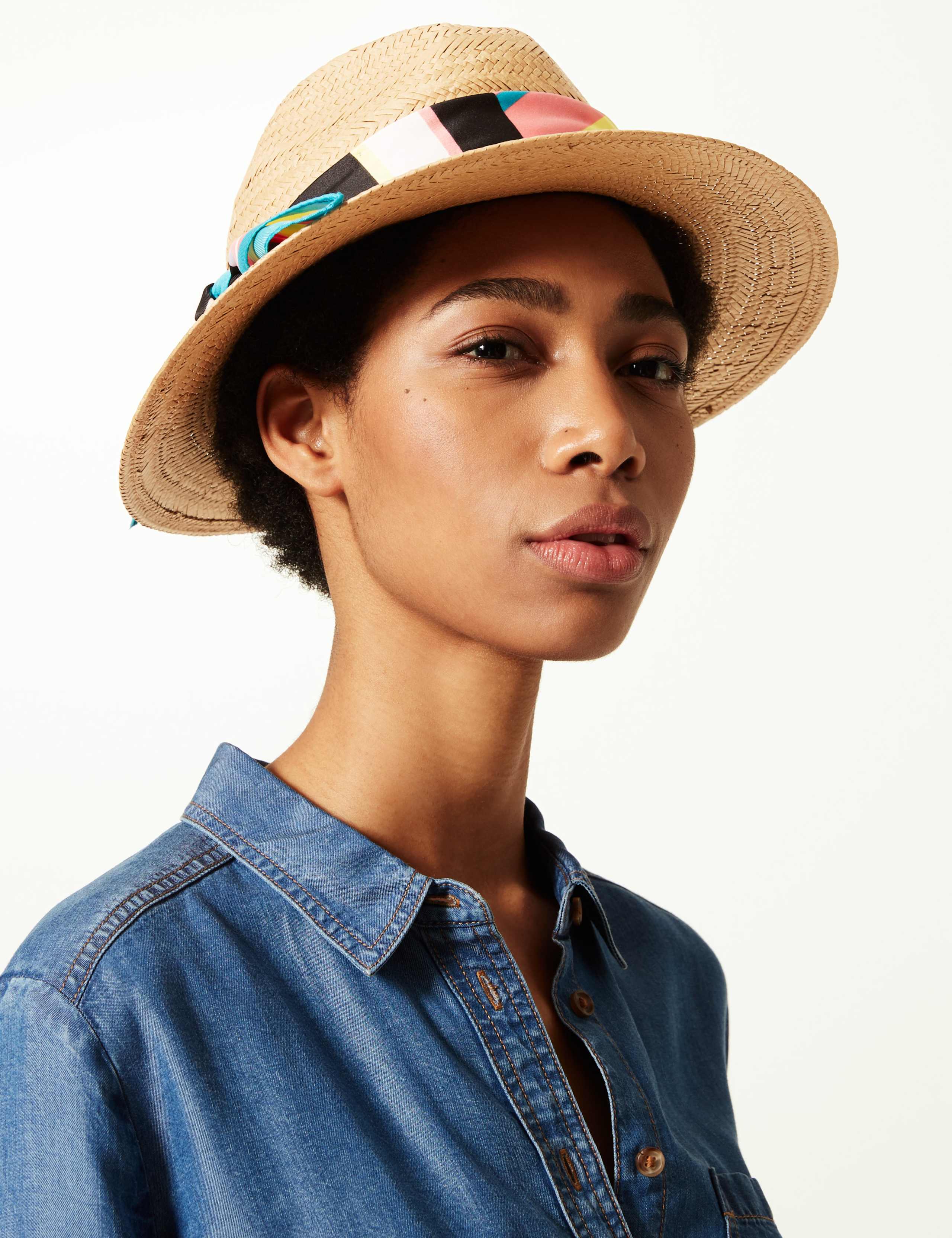 Scarf Fedora Hat 1 of 2