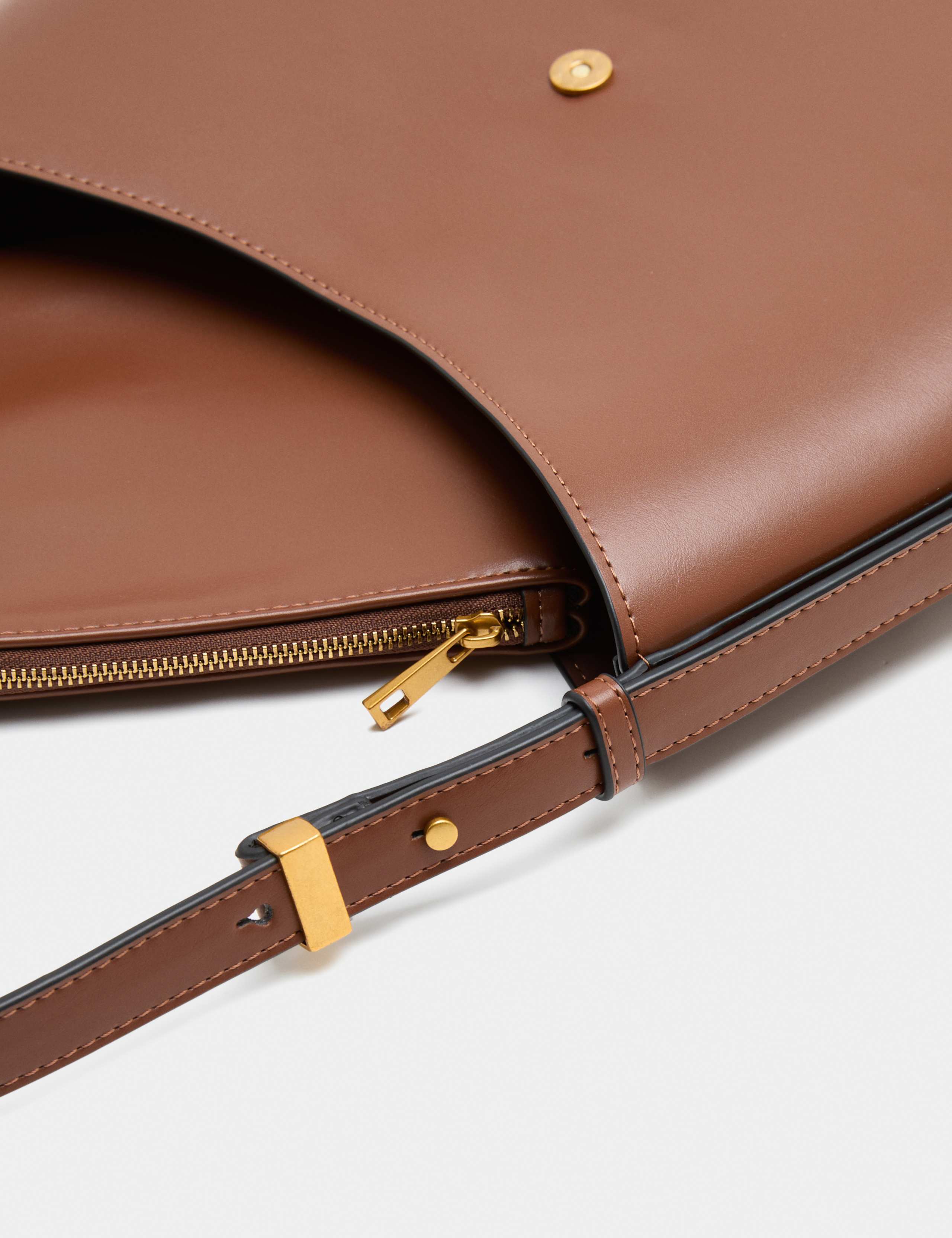 Stitch Detail Top Handle Shoulder Bag 4 of 4