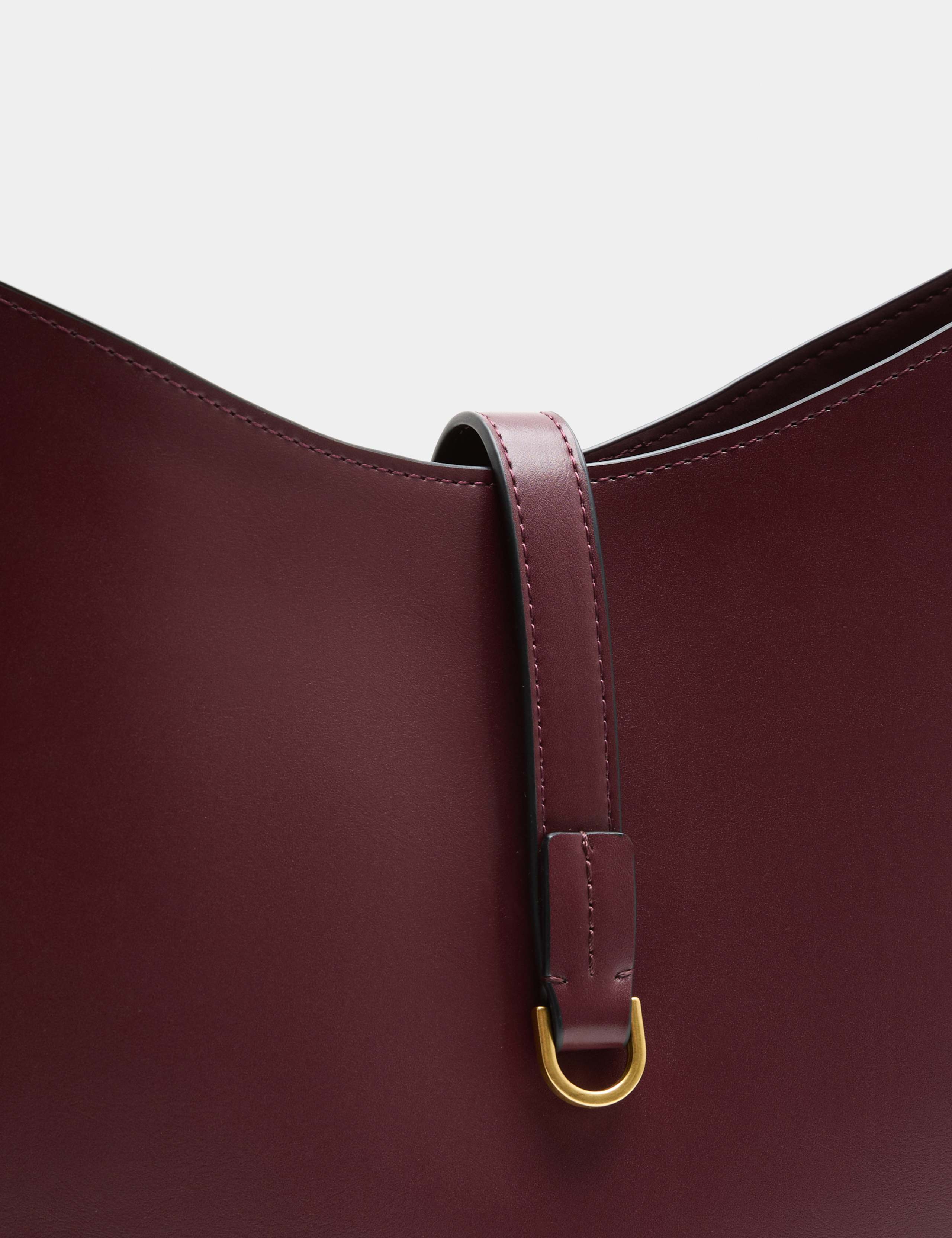 Stitch Detail Top Handle Shoulder Bag 2 of 4
