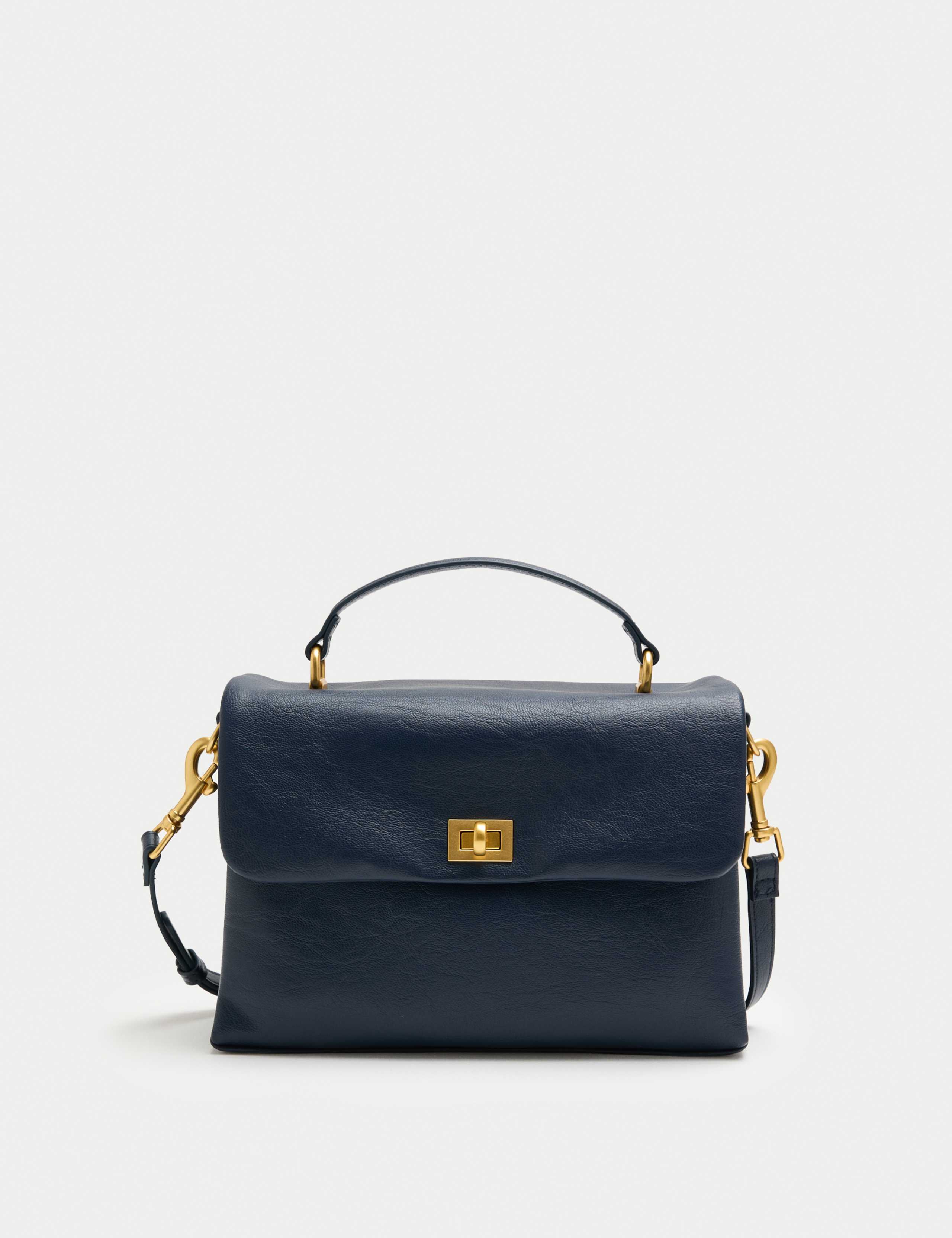 Faux Leather Puffy Cross Body Bag 1 of 3