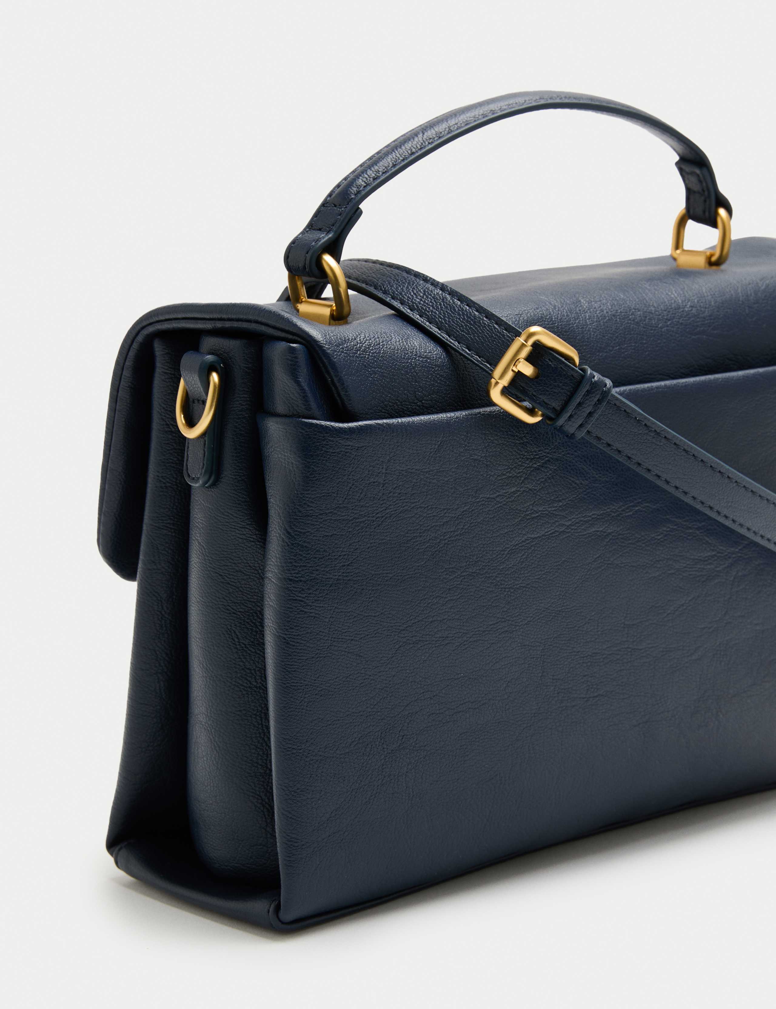 Faux Leather Puffy Cross Body Bag 2 of 3