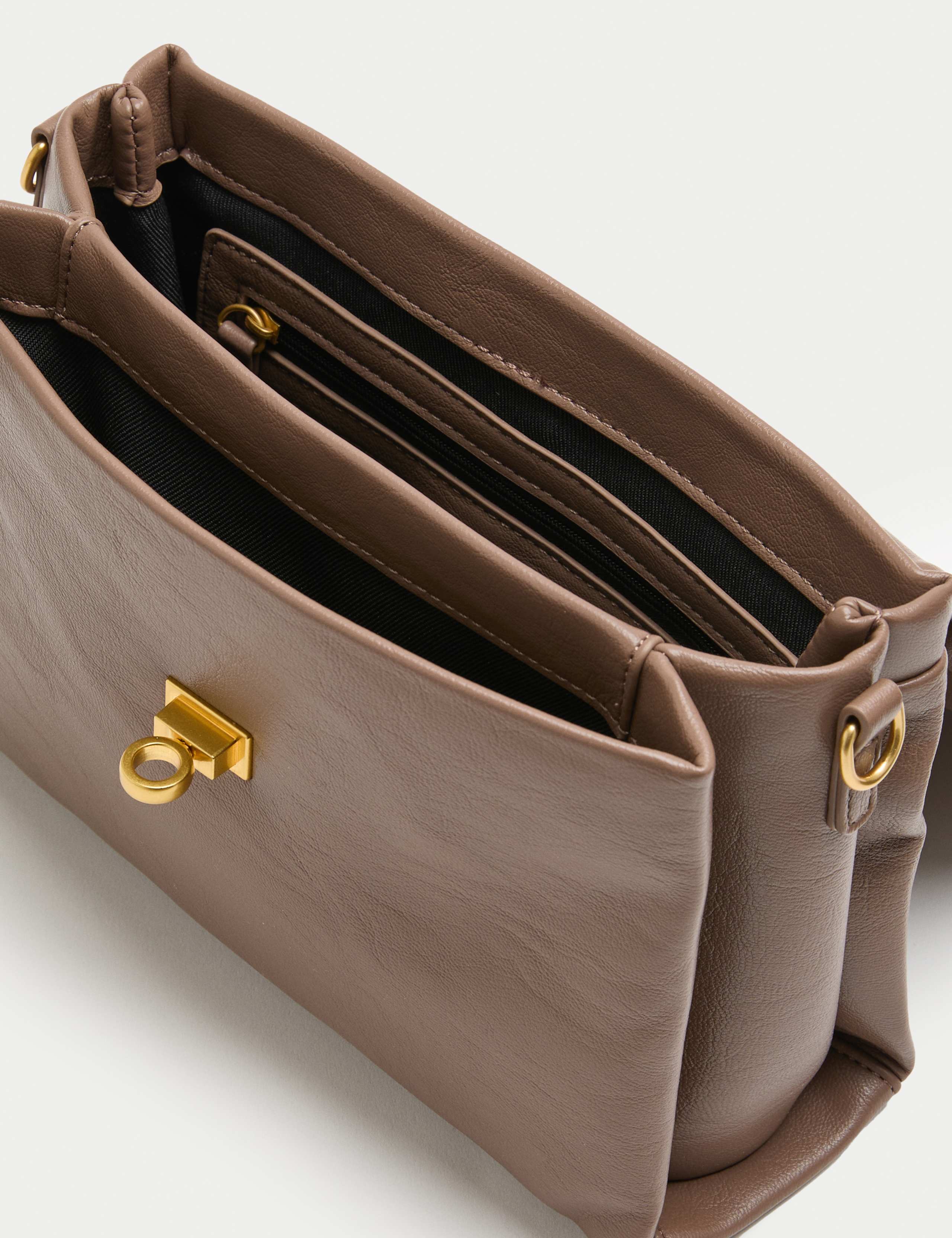 Faux Leather Puffy Cross Body Bag 4 of 4