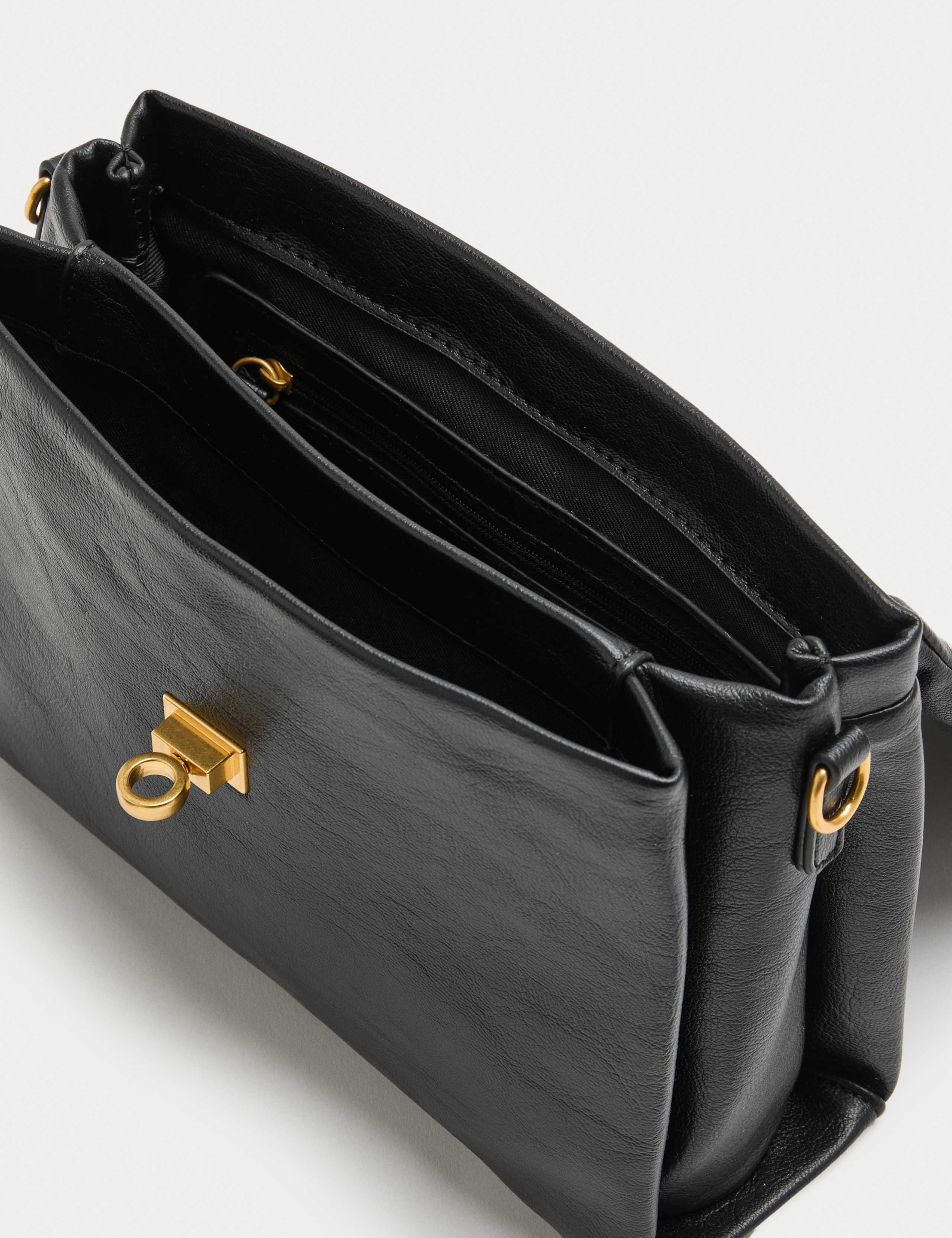 Faux Leather Puffy Cross Body Bag 4 of 4