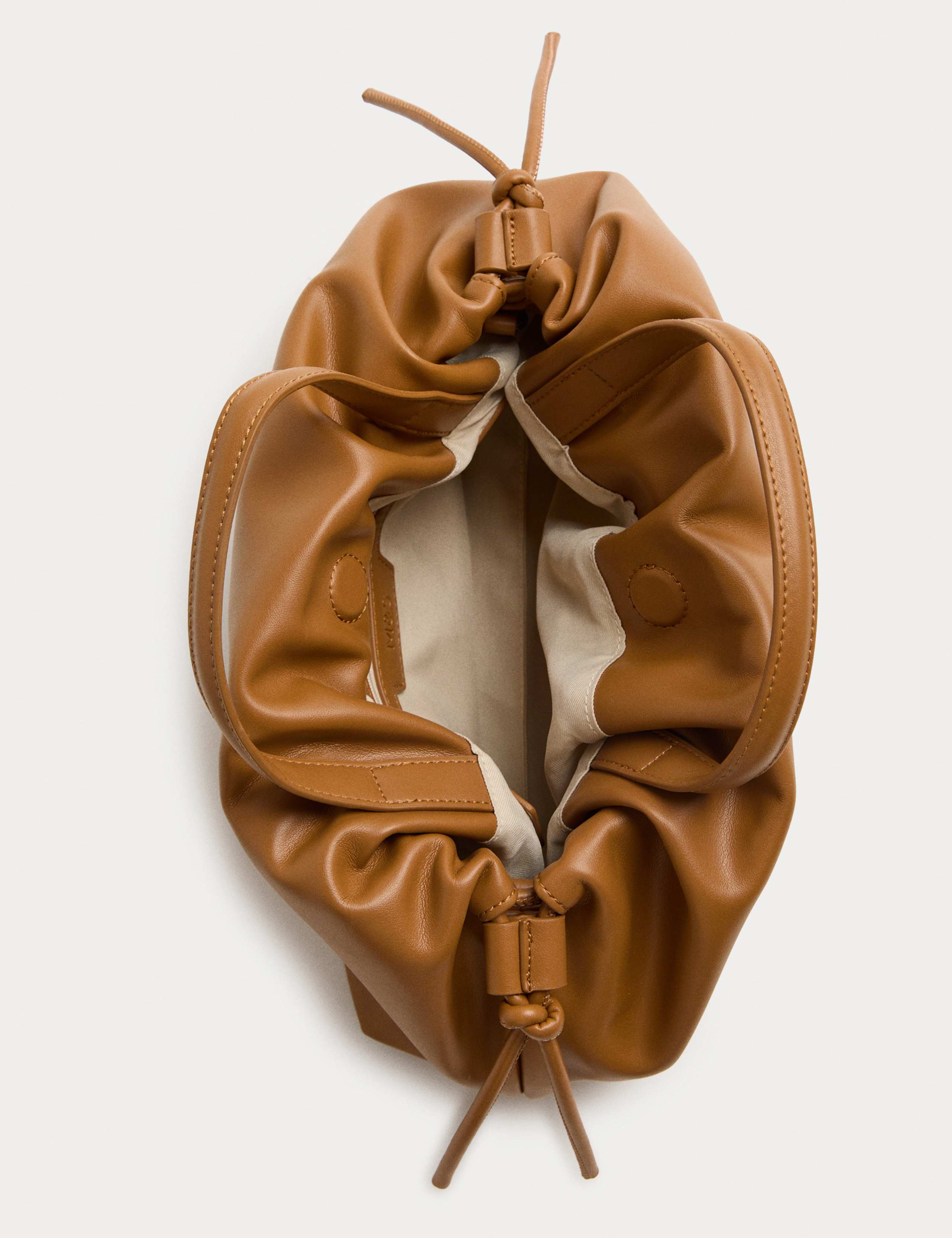 Faux Leather Slouchy Cross Body Bag 1 of 3