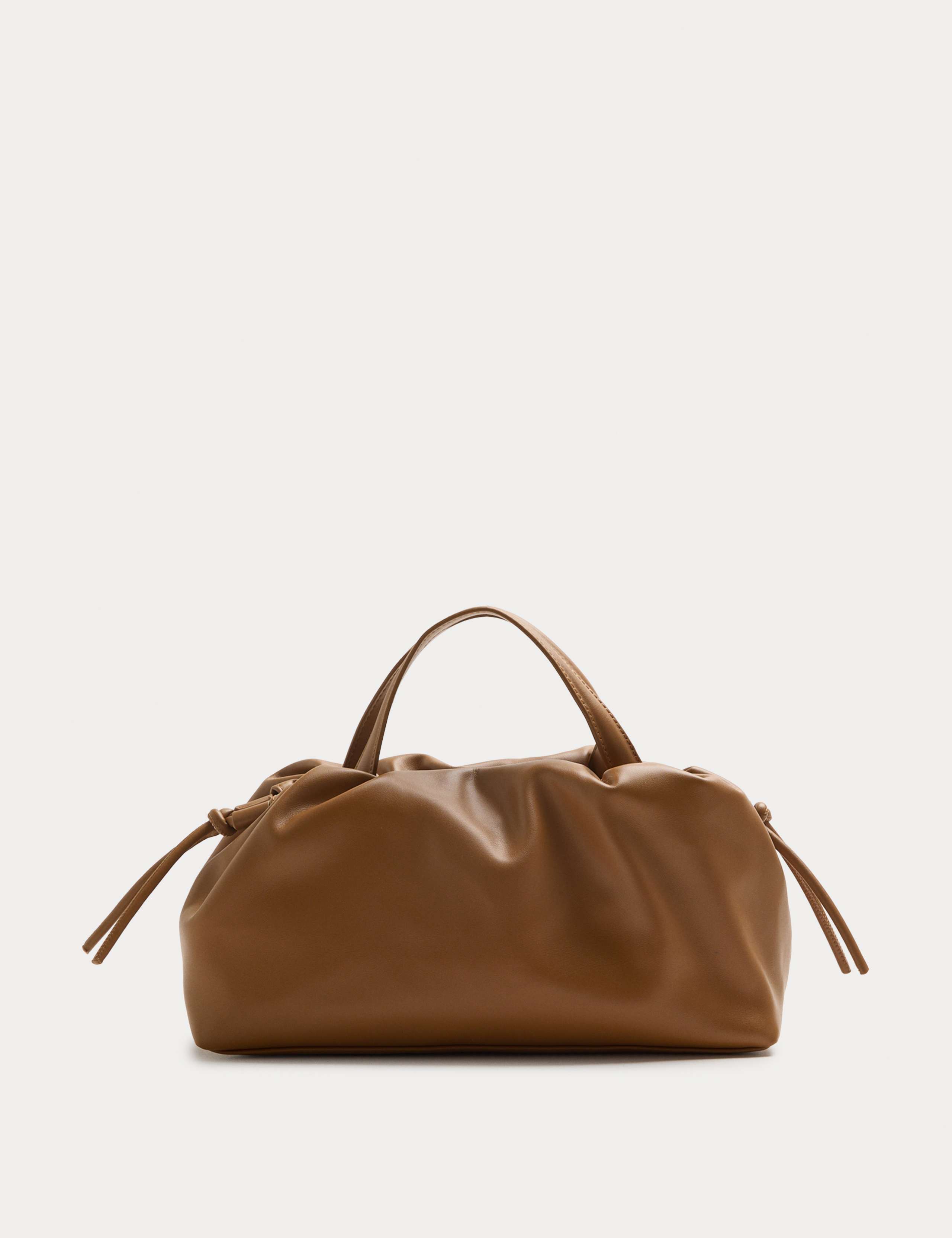 Faux Leather Slouchy Cross Body Bag 2 of 3