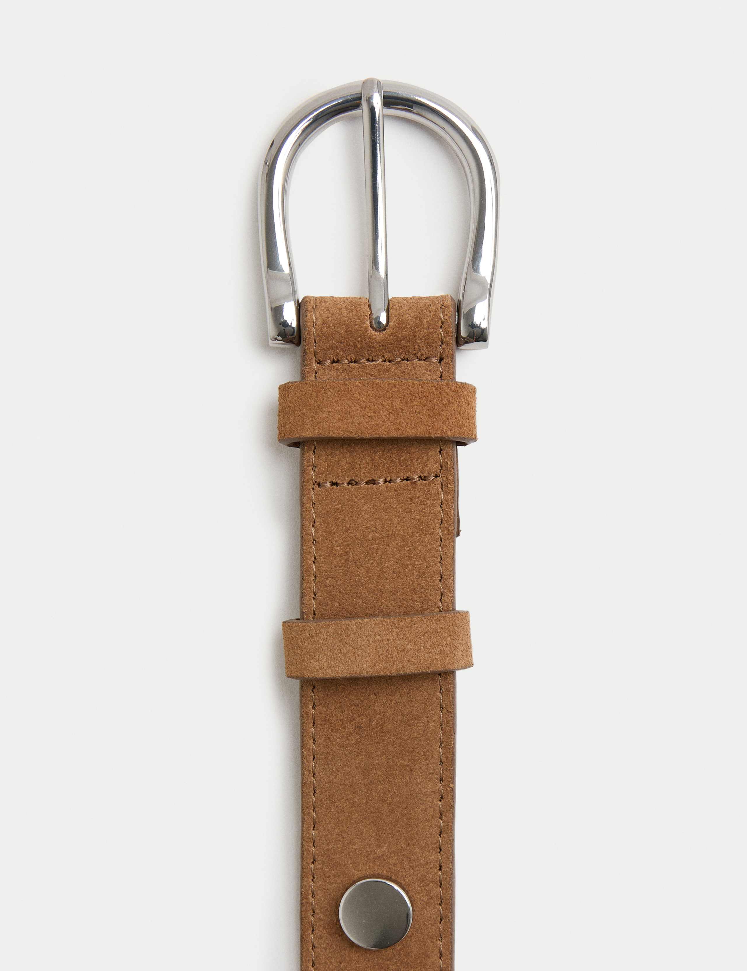 Suede Studded Jeans Belt 2 of 2