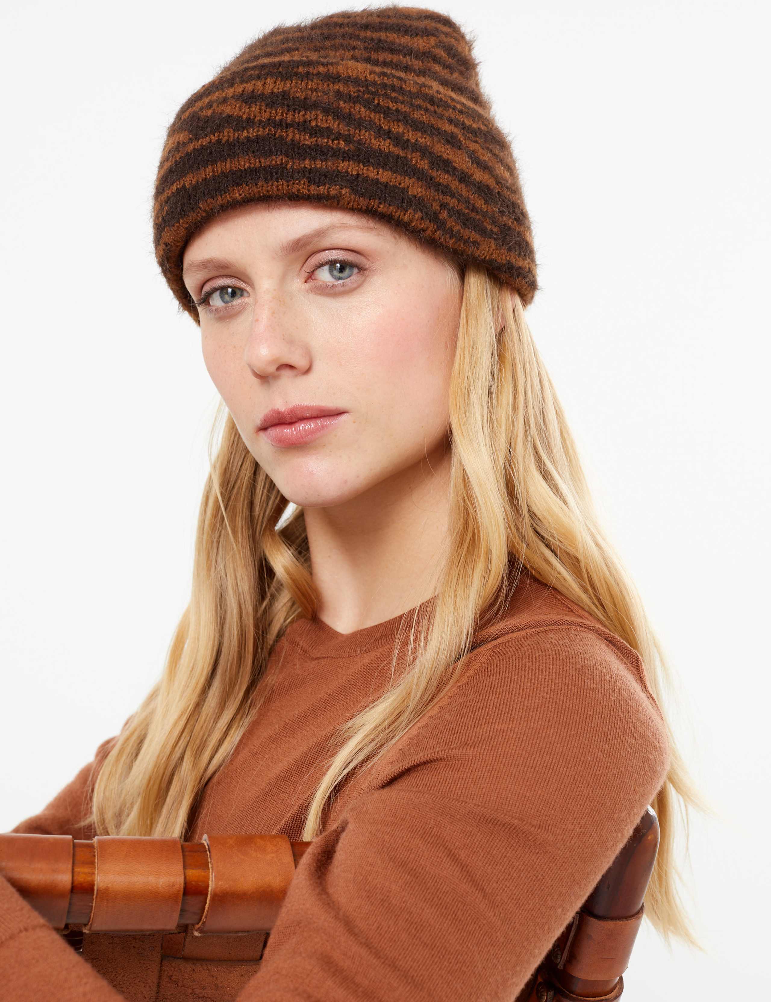 Knitted Animal Beanie Hat 1 of 2