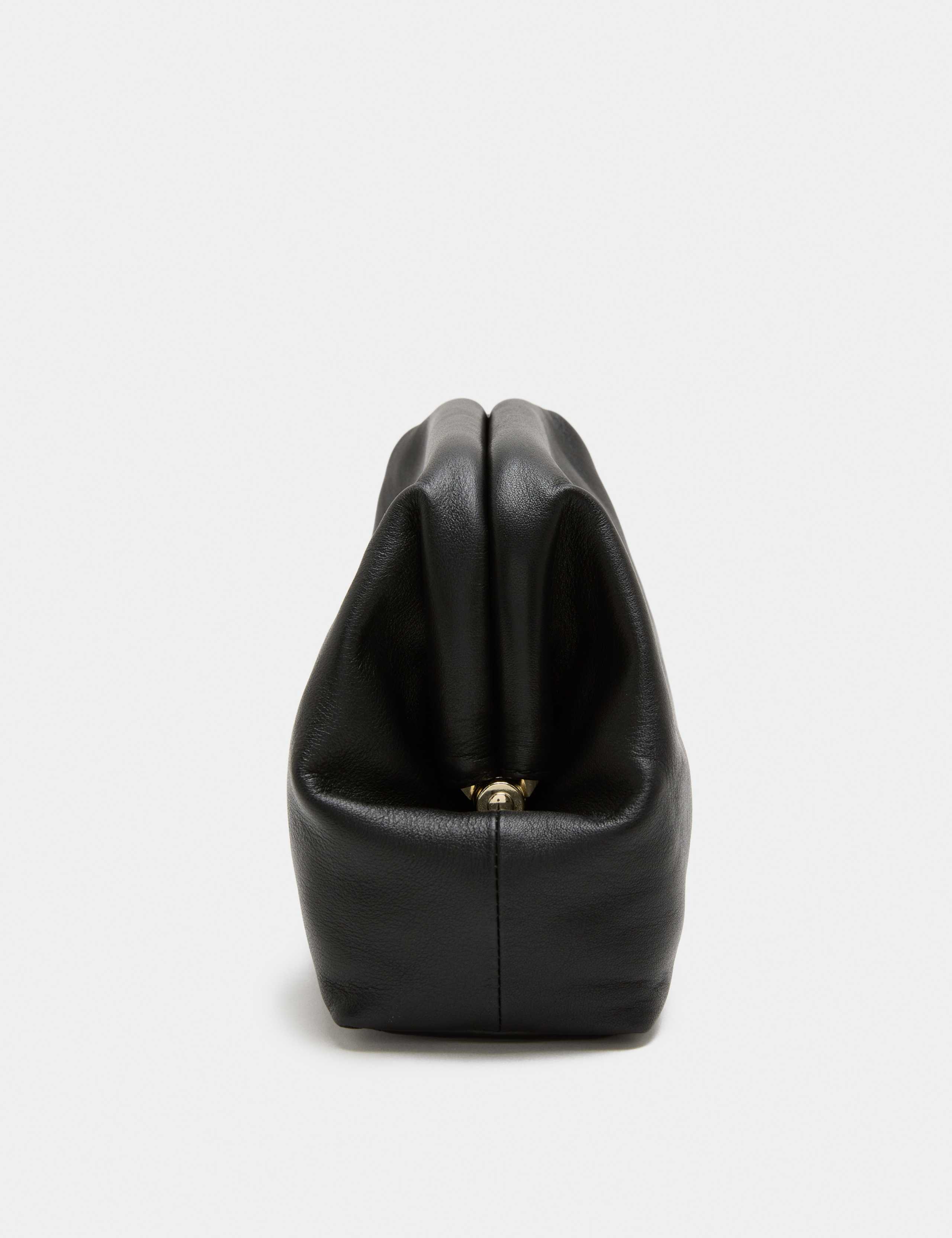 Leather Frame Clutch Bag 4 of 4