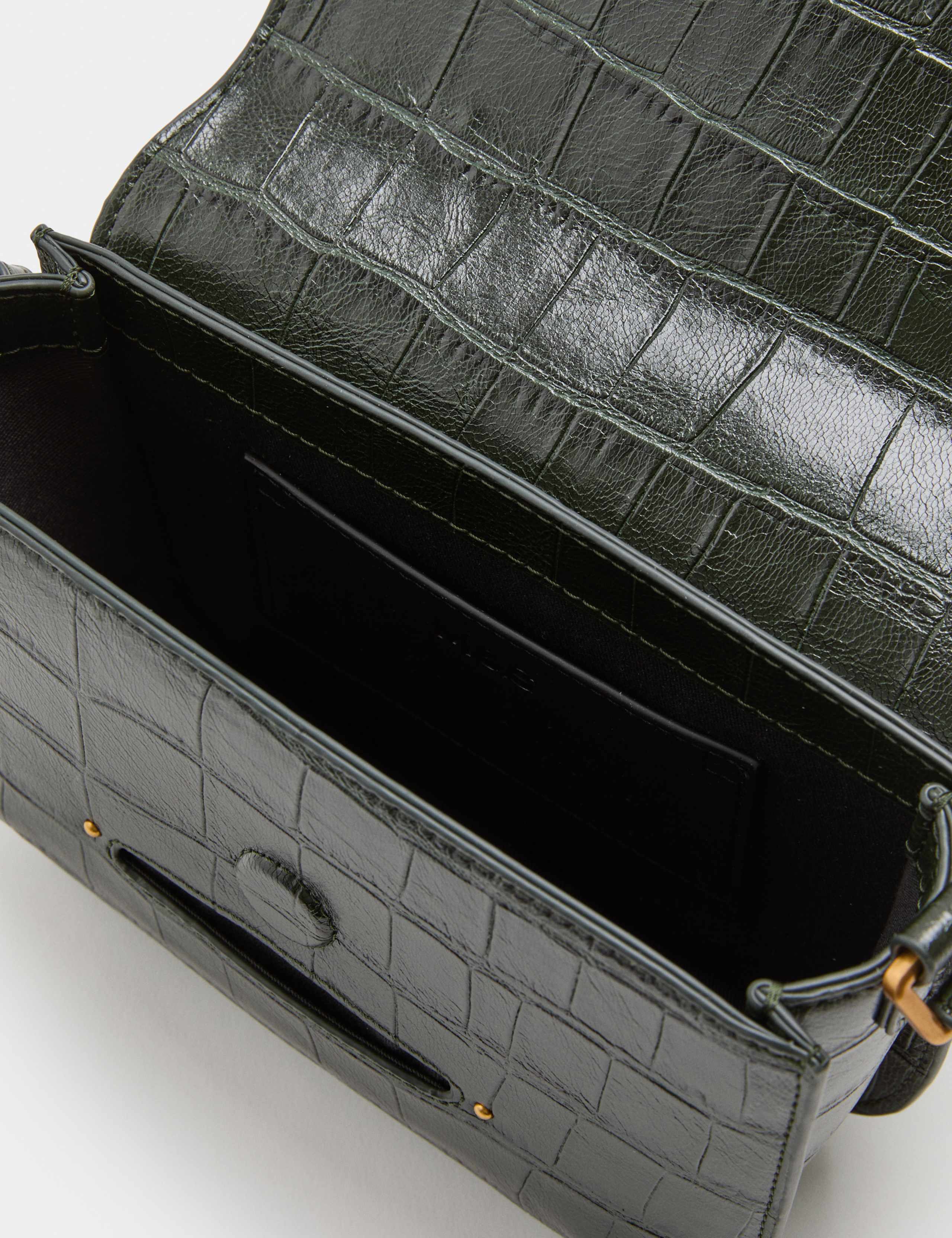 Croc Effect Envelope Crossbody Bag 3 of 4