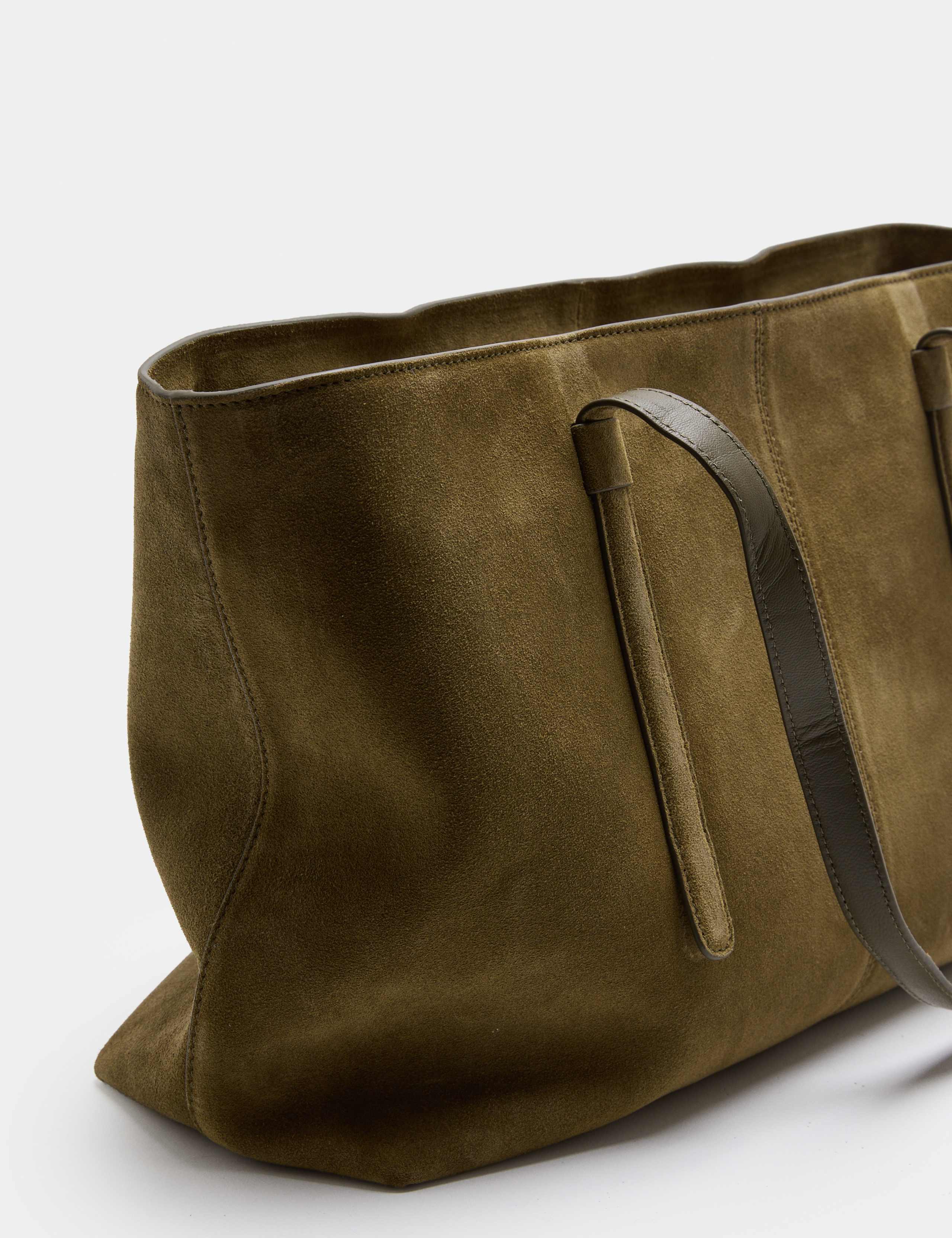Suede Tote Bag 3 of 6