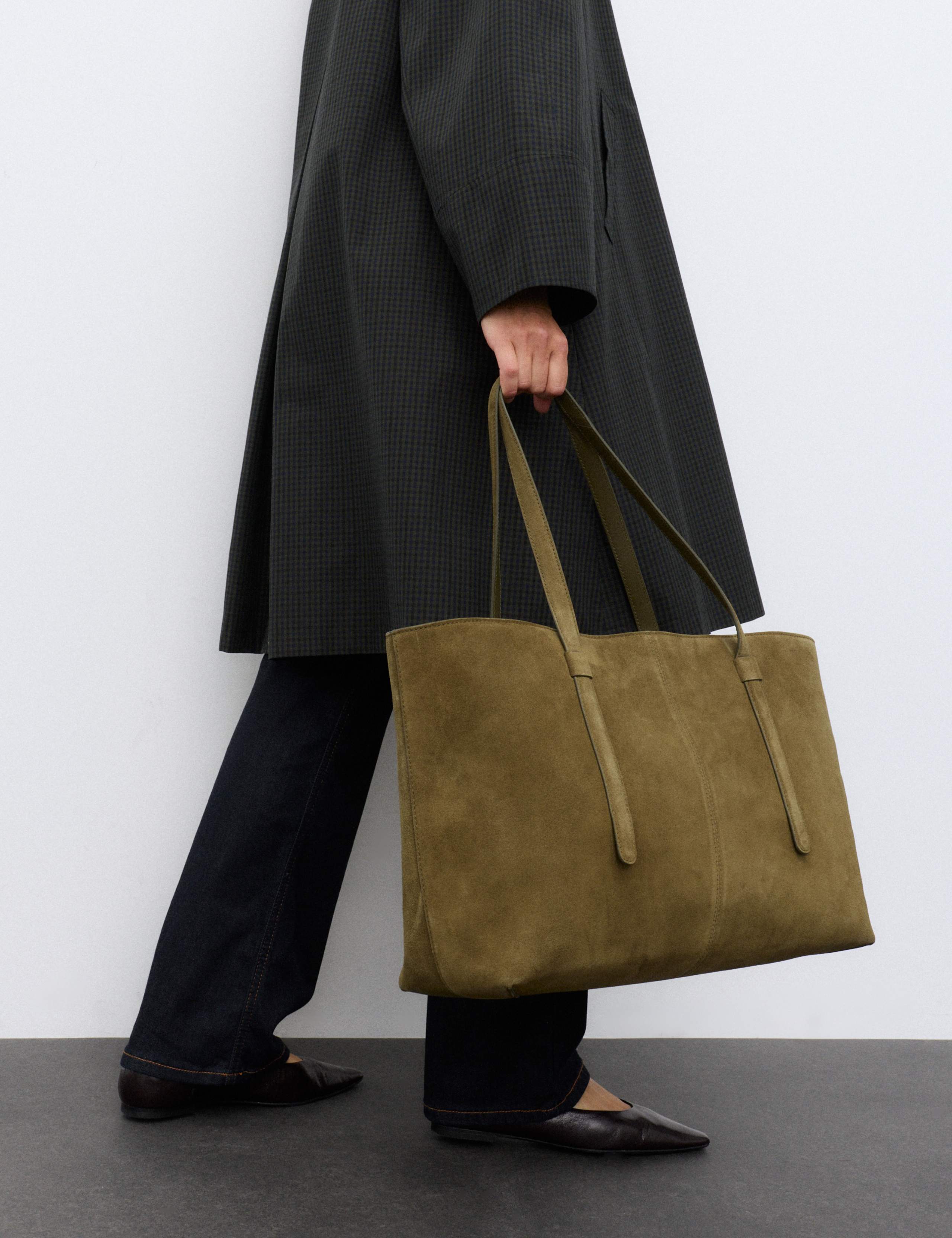 Suede Tote Bag 6 of 6