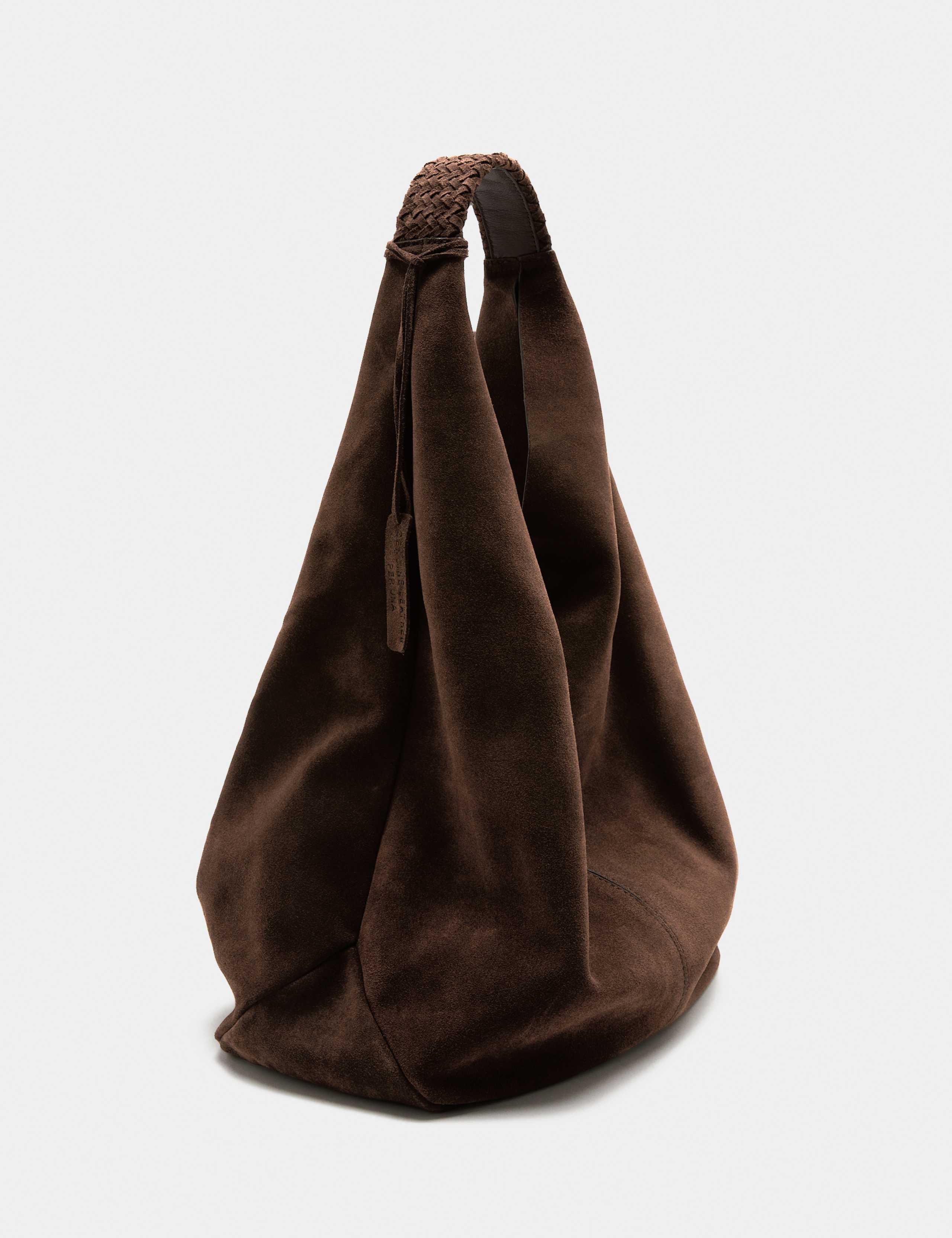 Suede Slouch Shoulder Bag 3 of 6