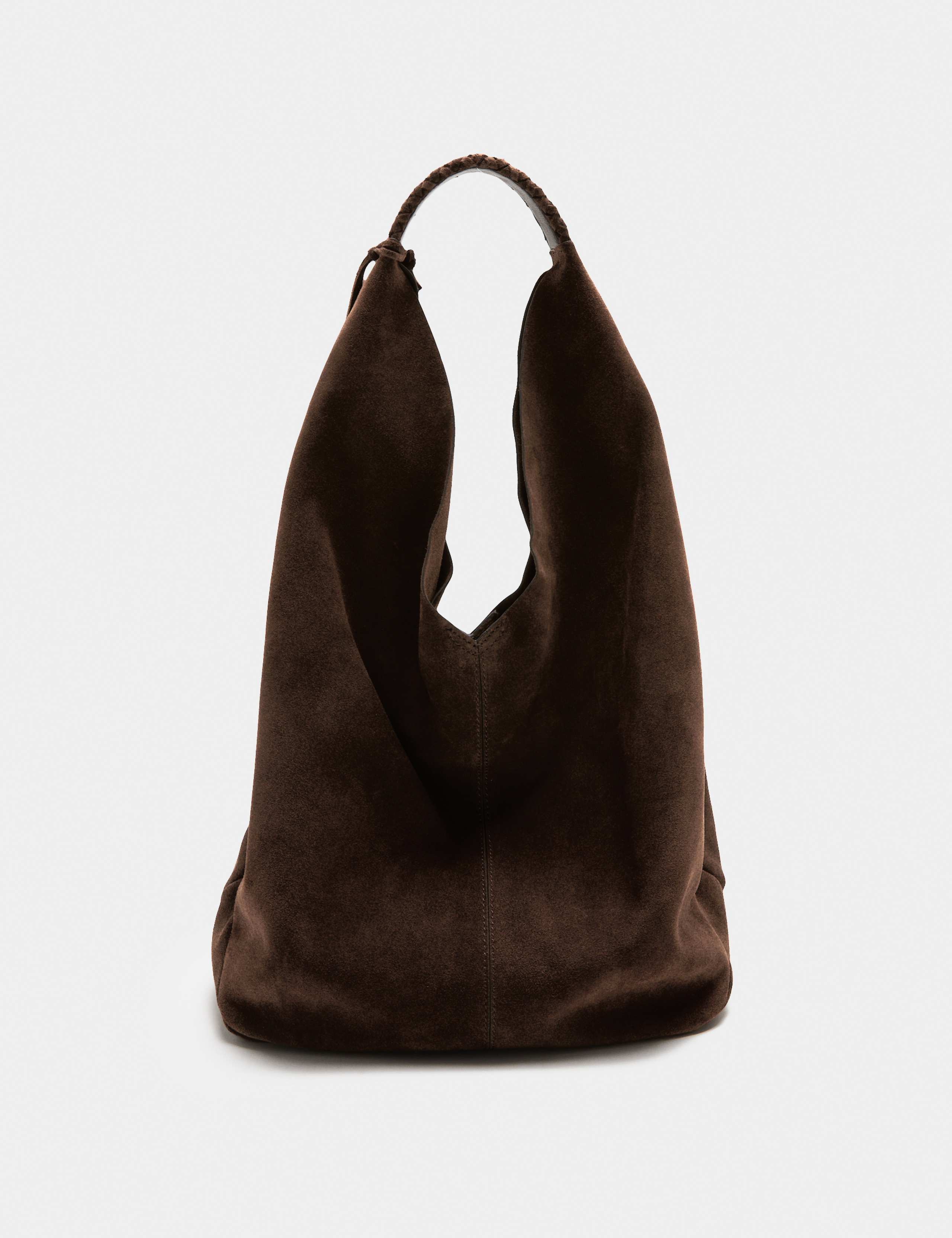 Suede Slouch Shoulder Bag 2 of 6