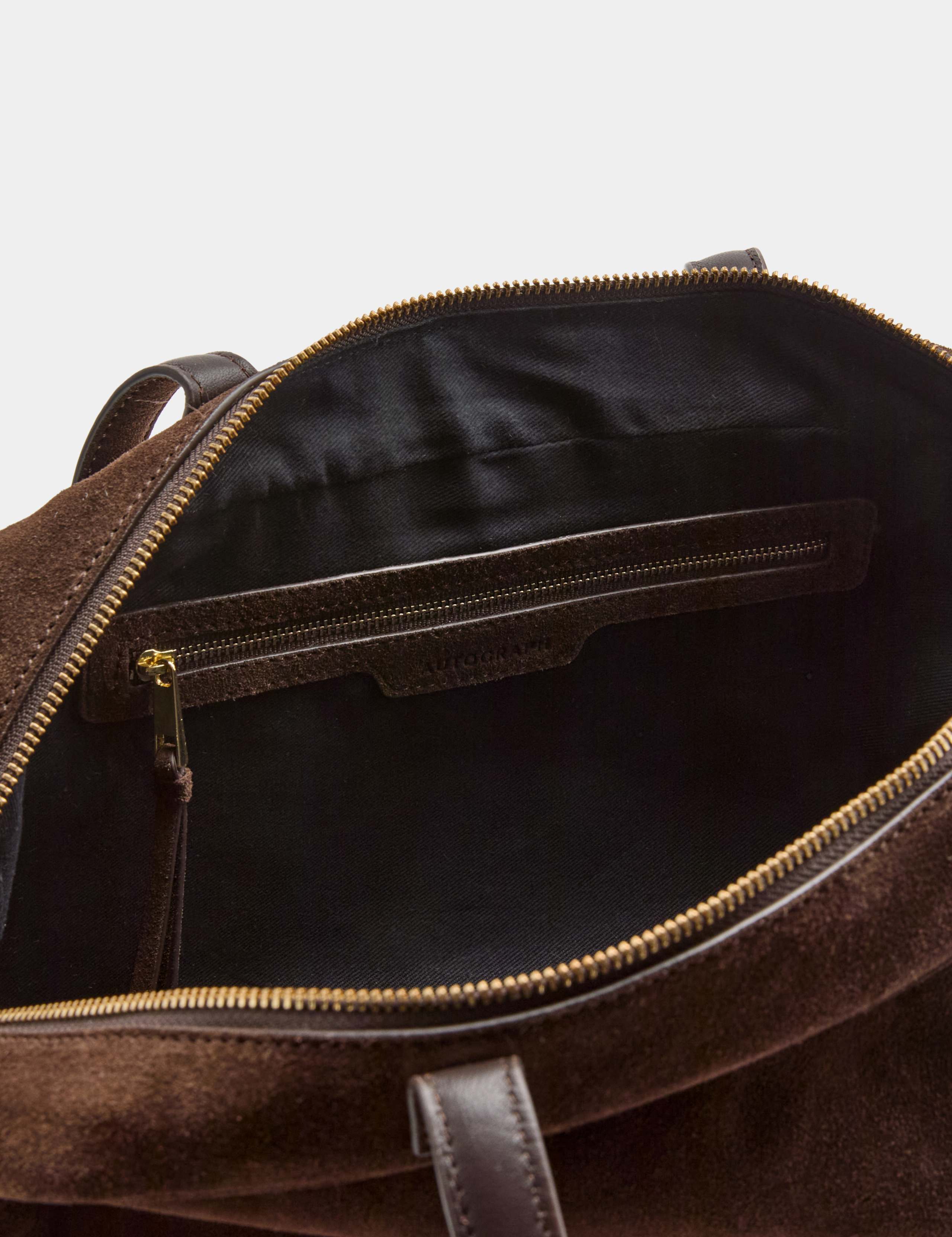 Suede Bowler Bag 3 of 3