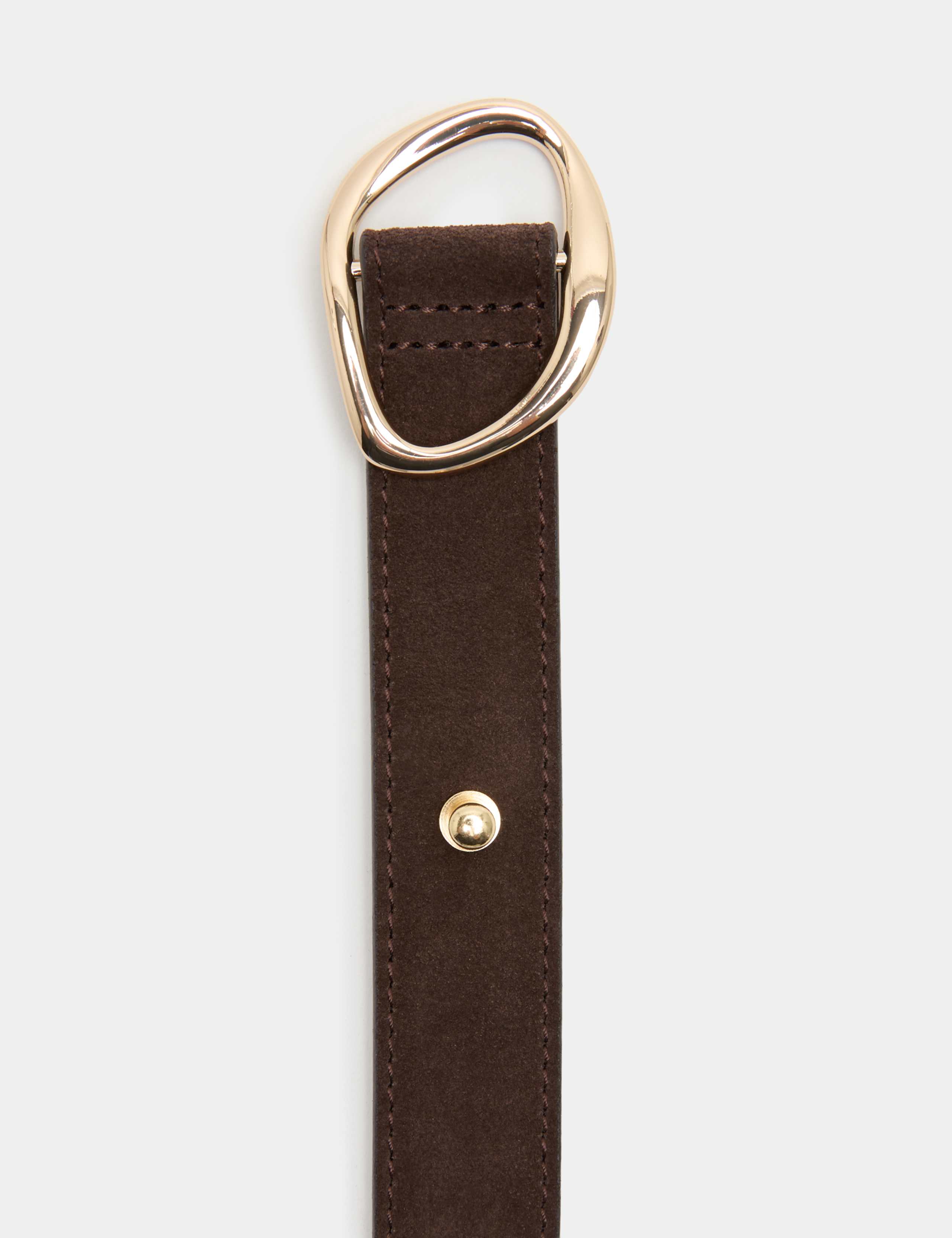 Suede Feature Buckle Jeans Belt 2 of 2
