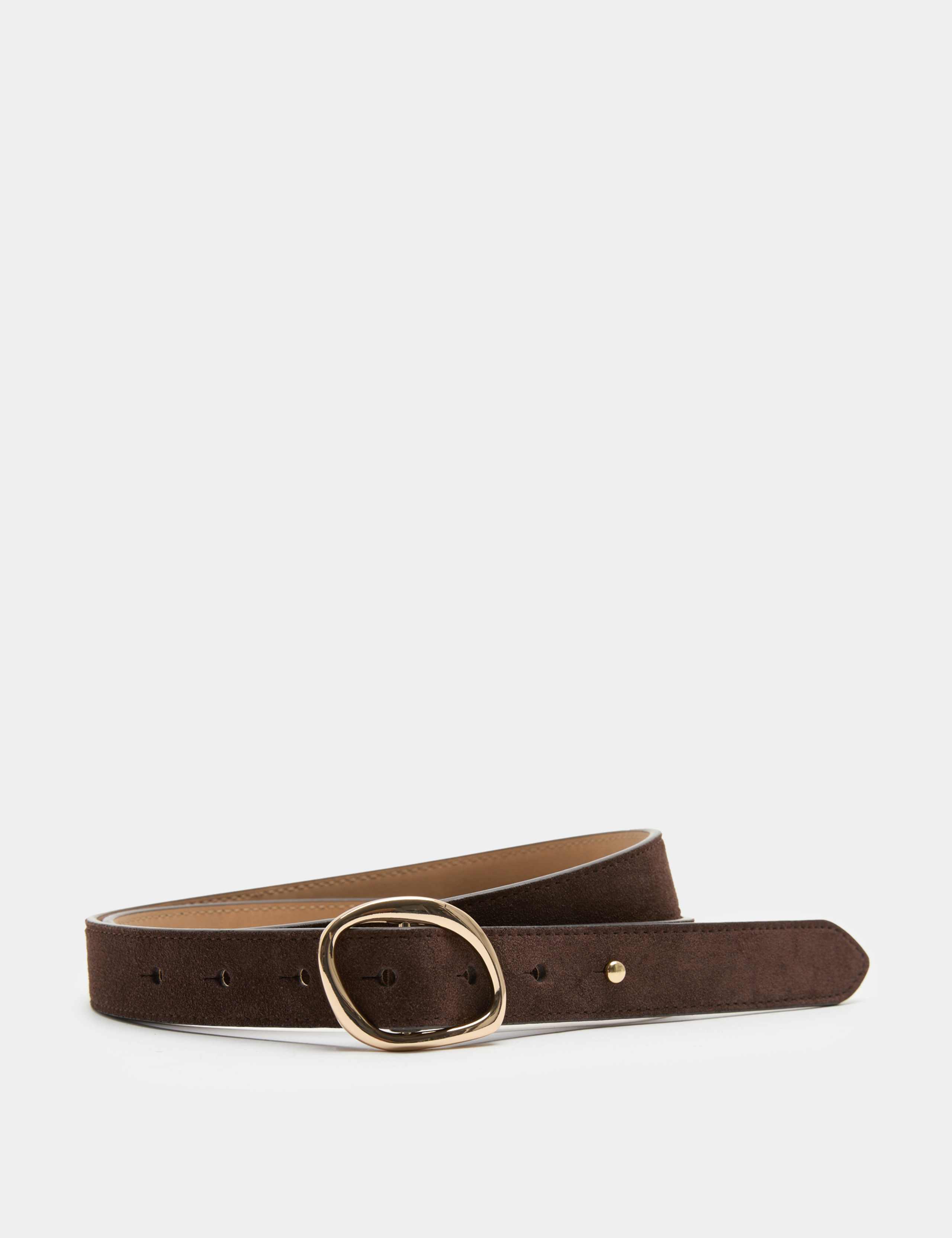 Suede Feature Buckle Jeans Belt 1 of 2