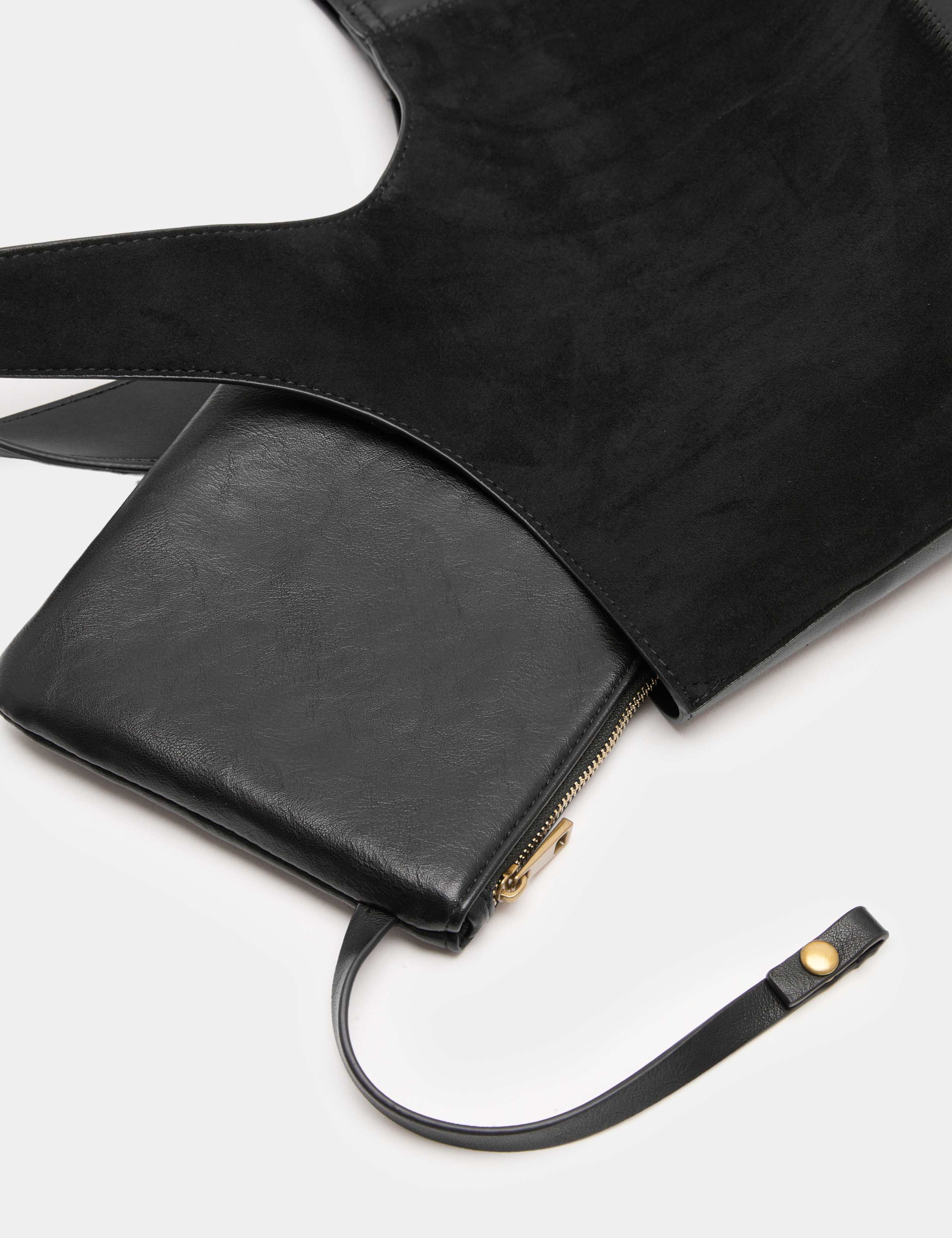 Faux Leather Patchwork Tote Bag 3 of 3