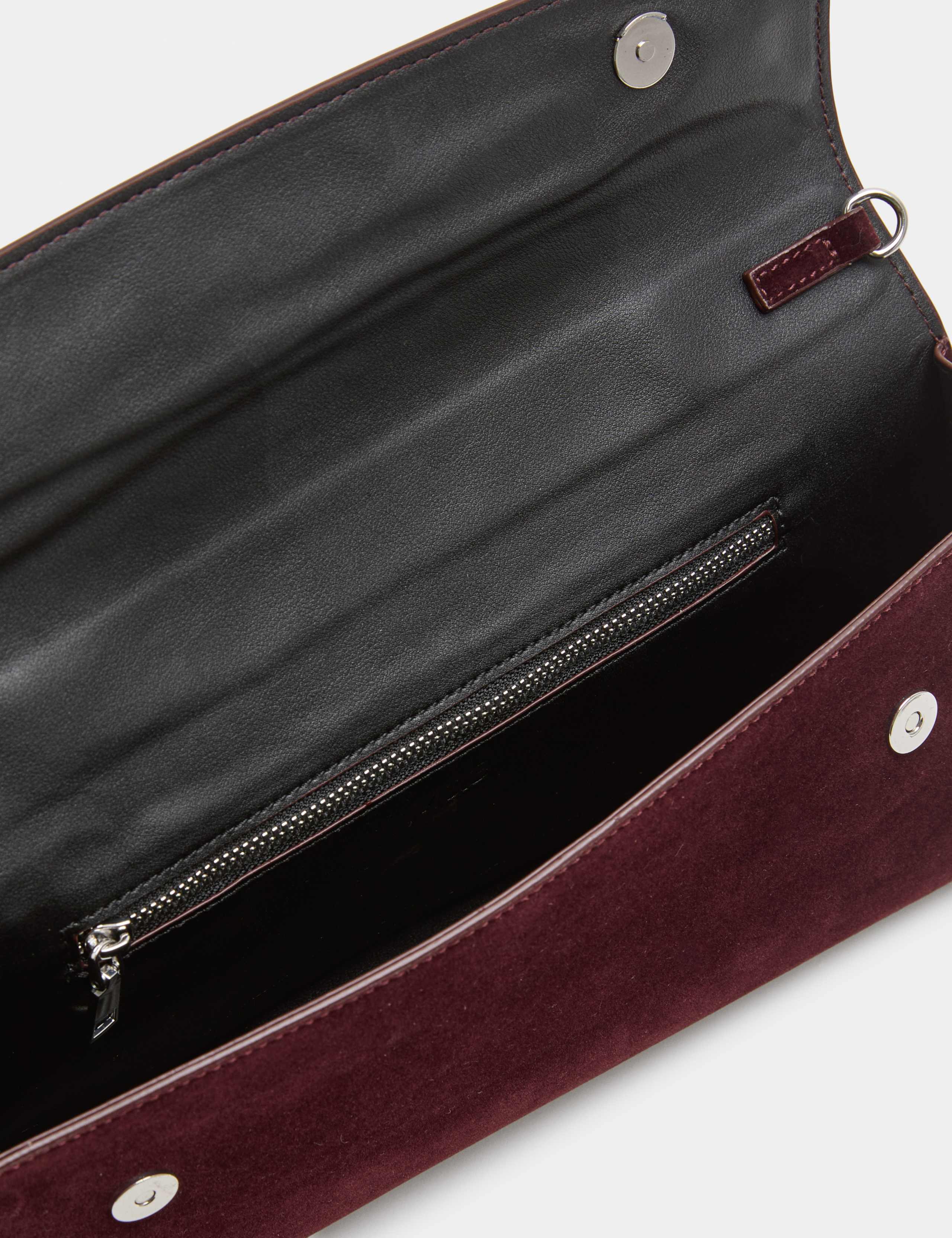 Velvet Top Handle Clutch Bag 3 of 3