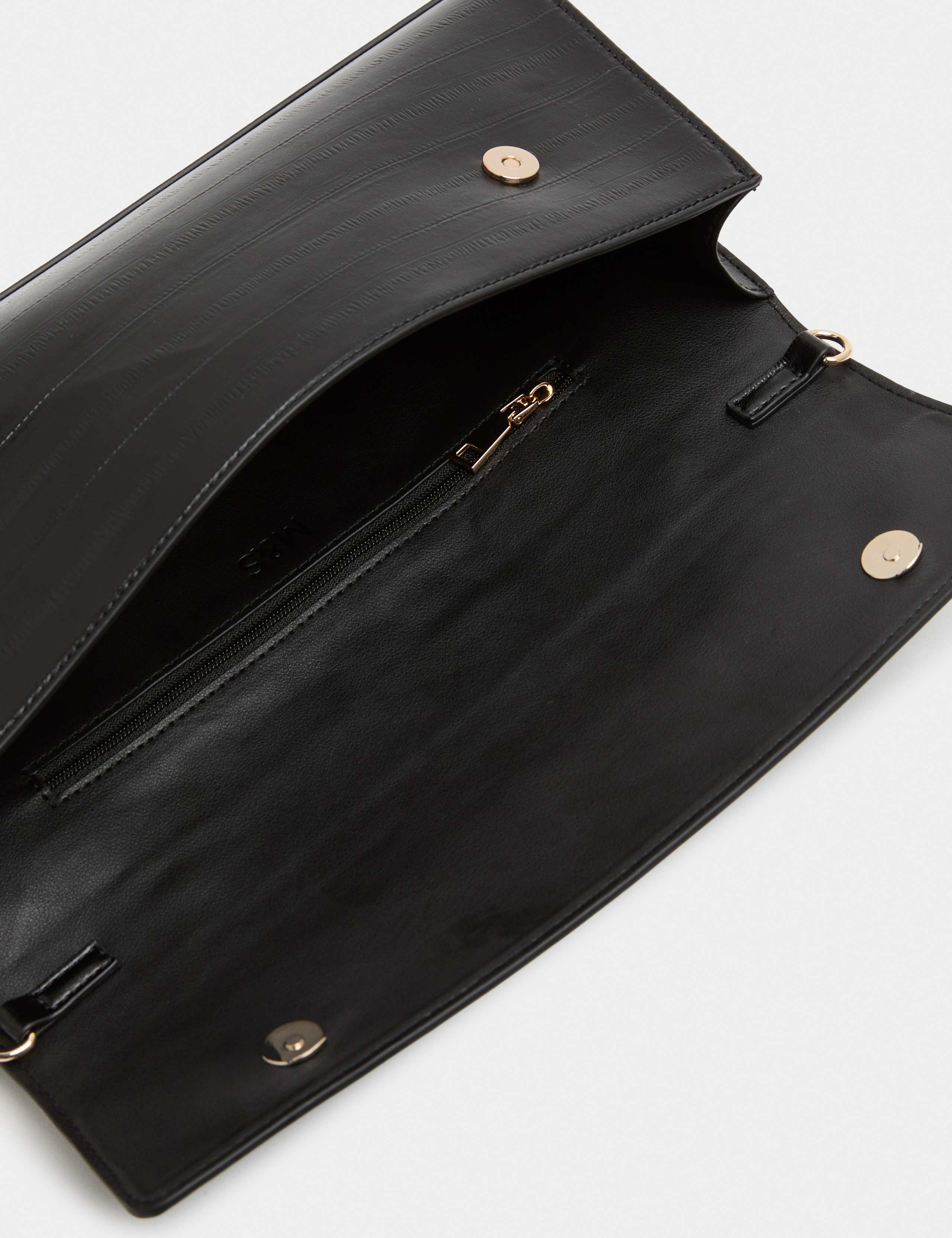 Faux Leather Chain Strap Clutch Bag 4 of 4