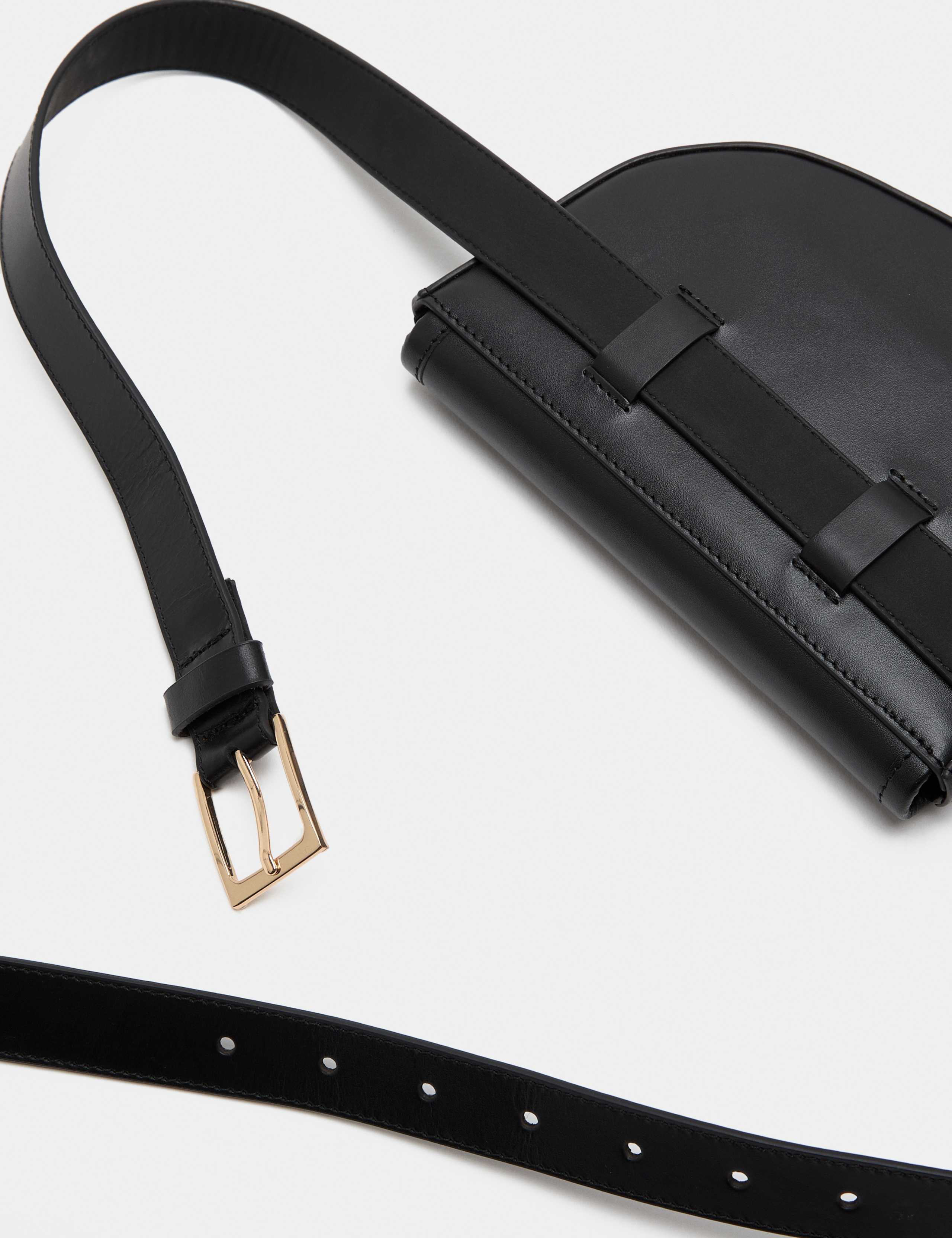 Leather Buckle Waist Belt 2 of 3
