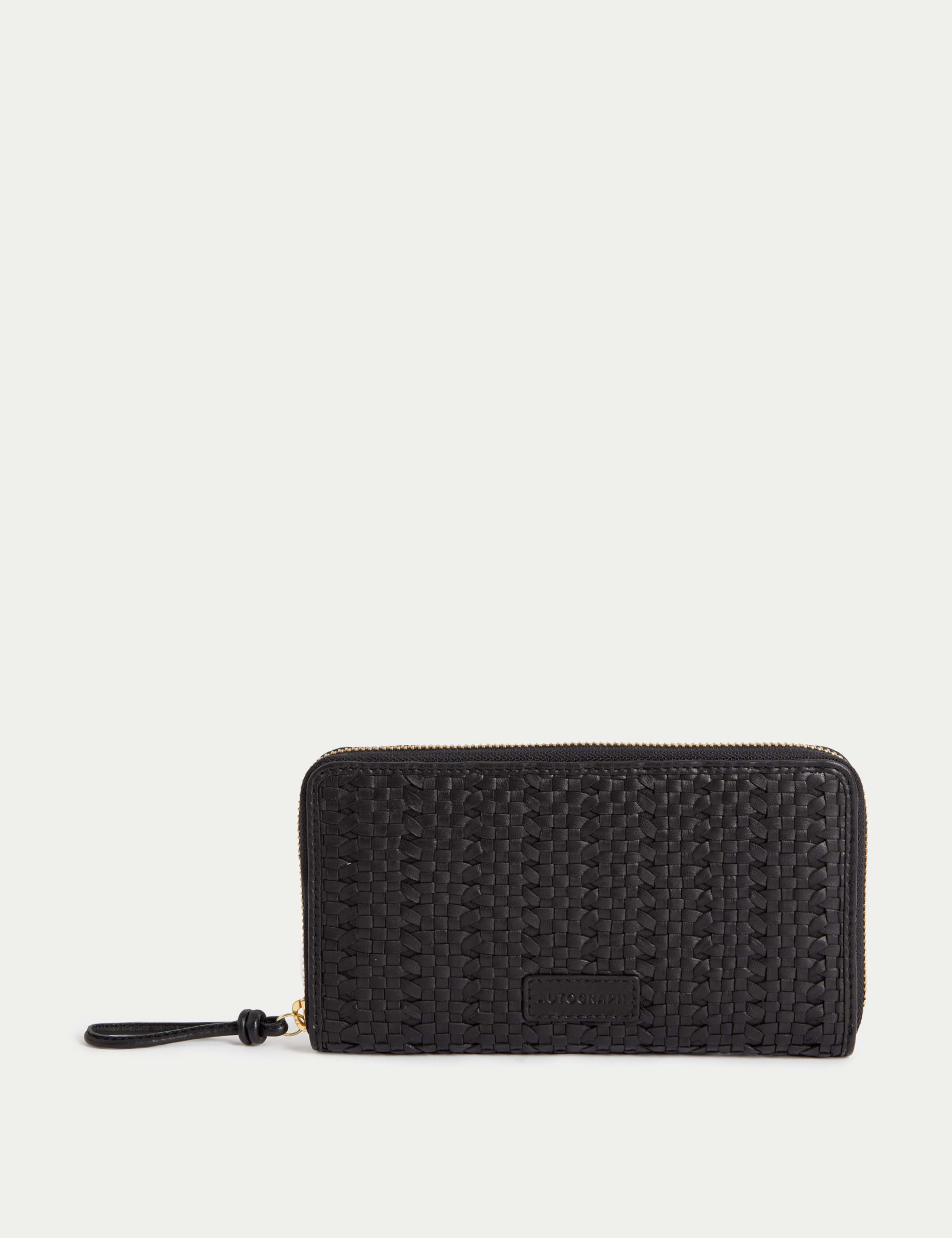 Woven Leather Purse 1 of 3