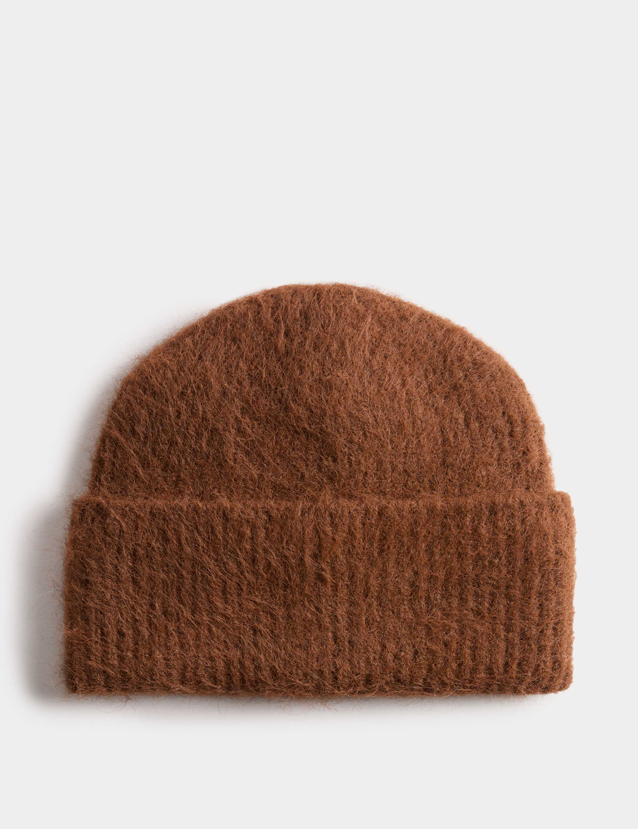 Rib Fluffy Beanie Hat 1 of 1
