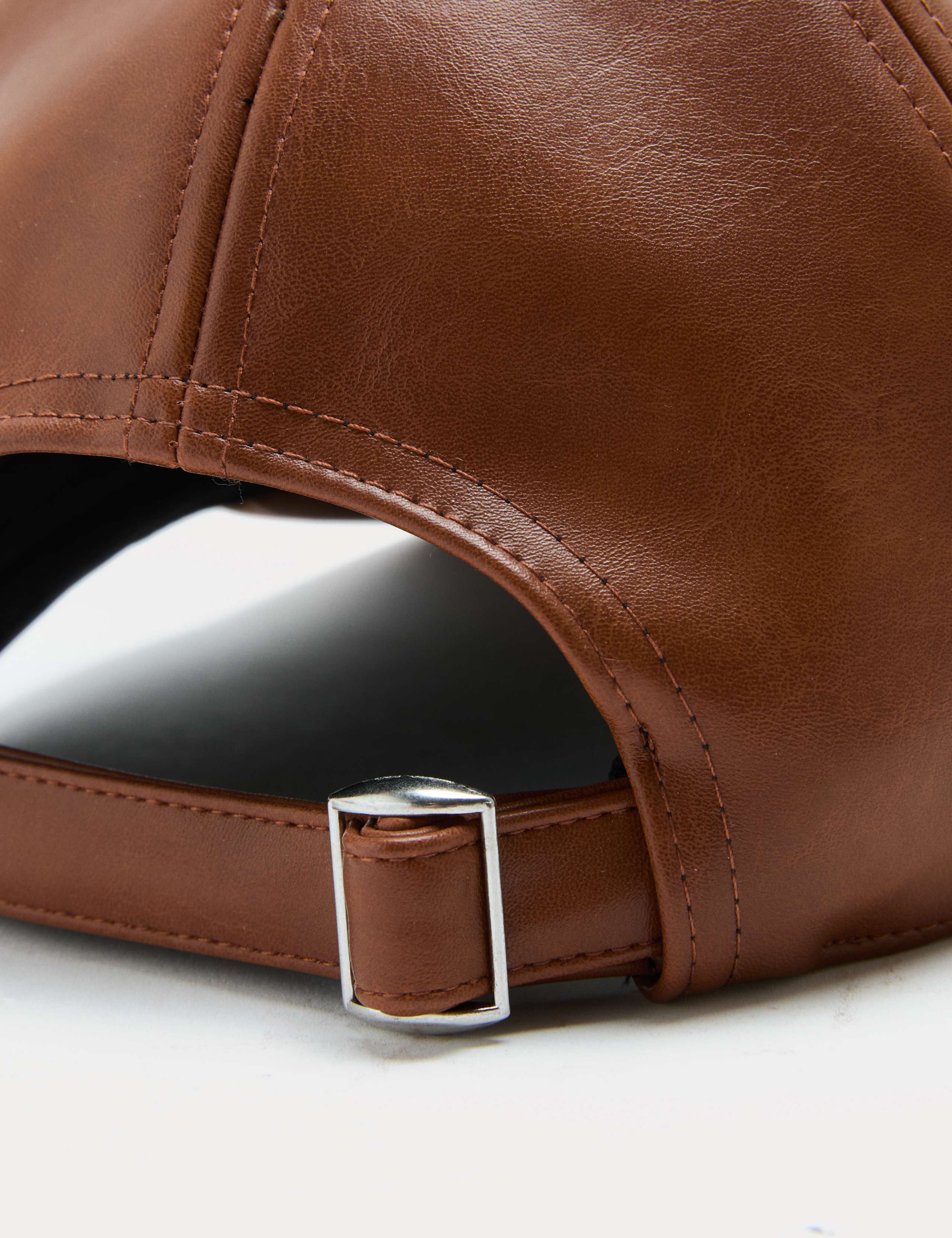 Faux Leather Baseball Cap 2 of 2