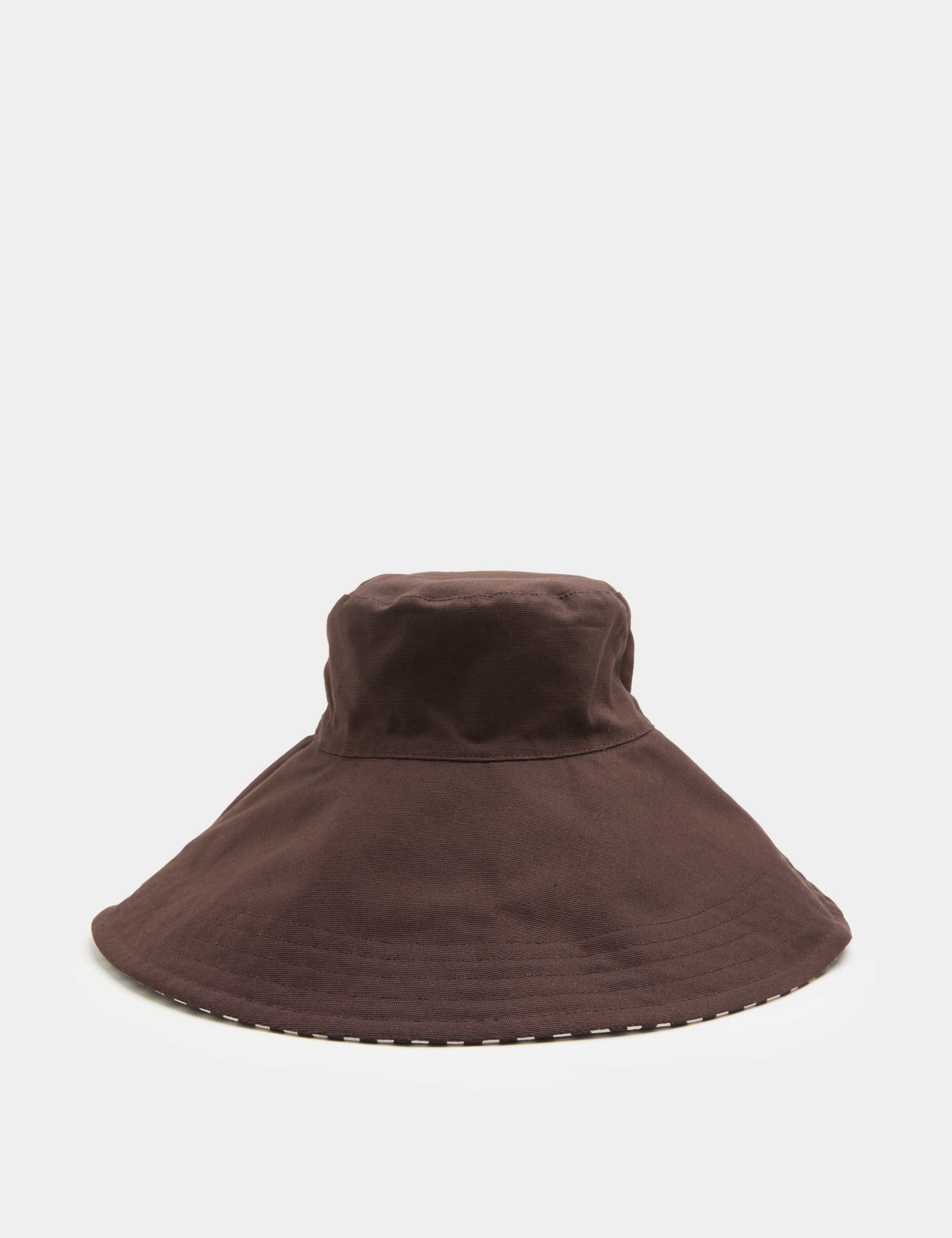 Pure Cotton Reversible Wide Brim Bucket Hat 2 of 2