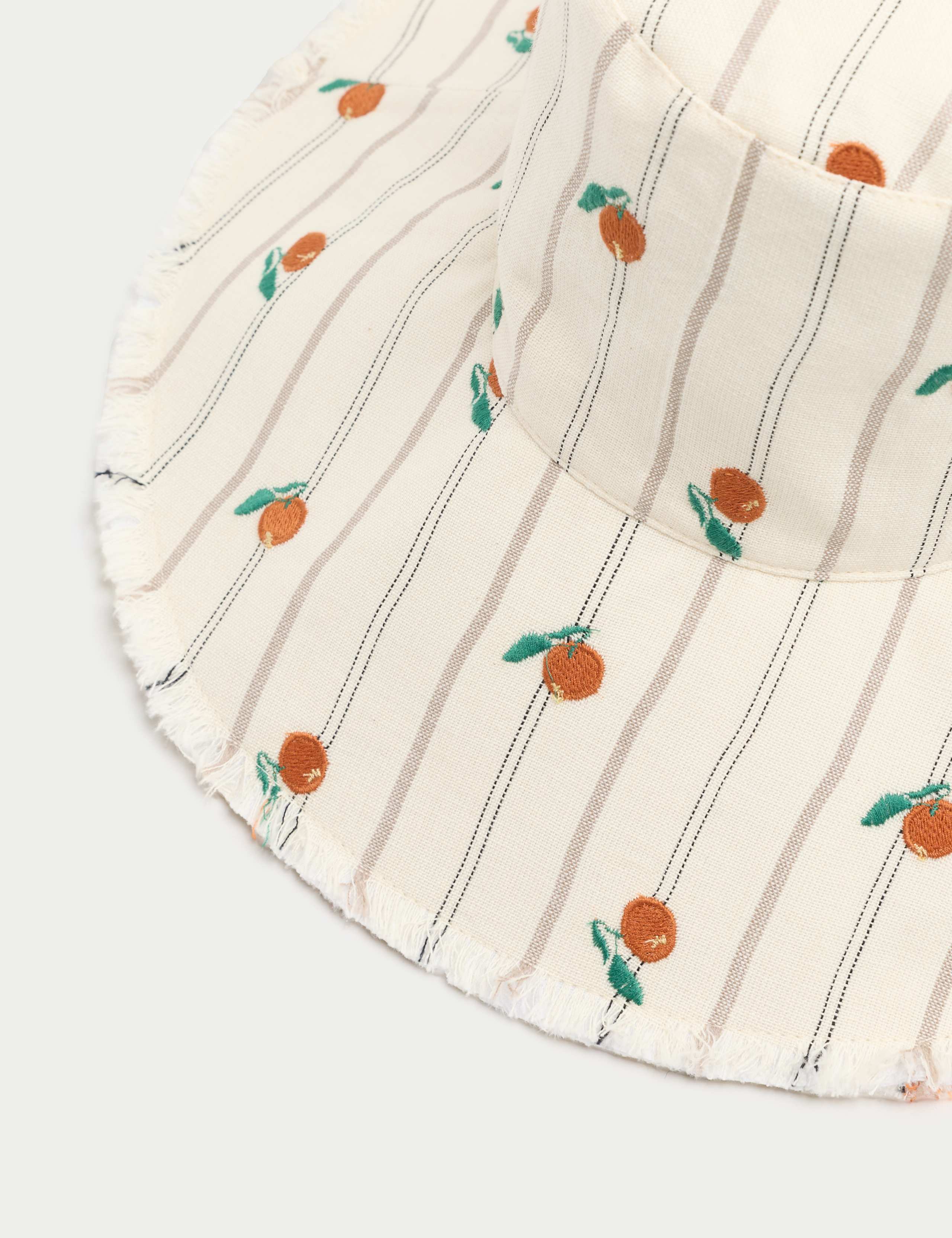 Pure Cotton Wide Brim Bucket Hat 2 of 2